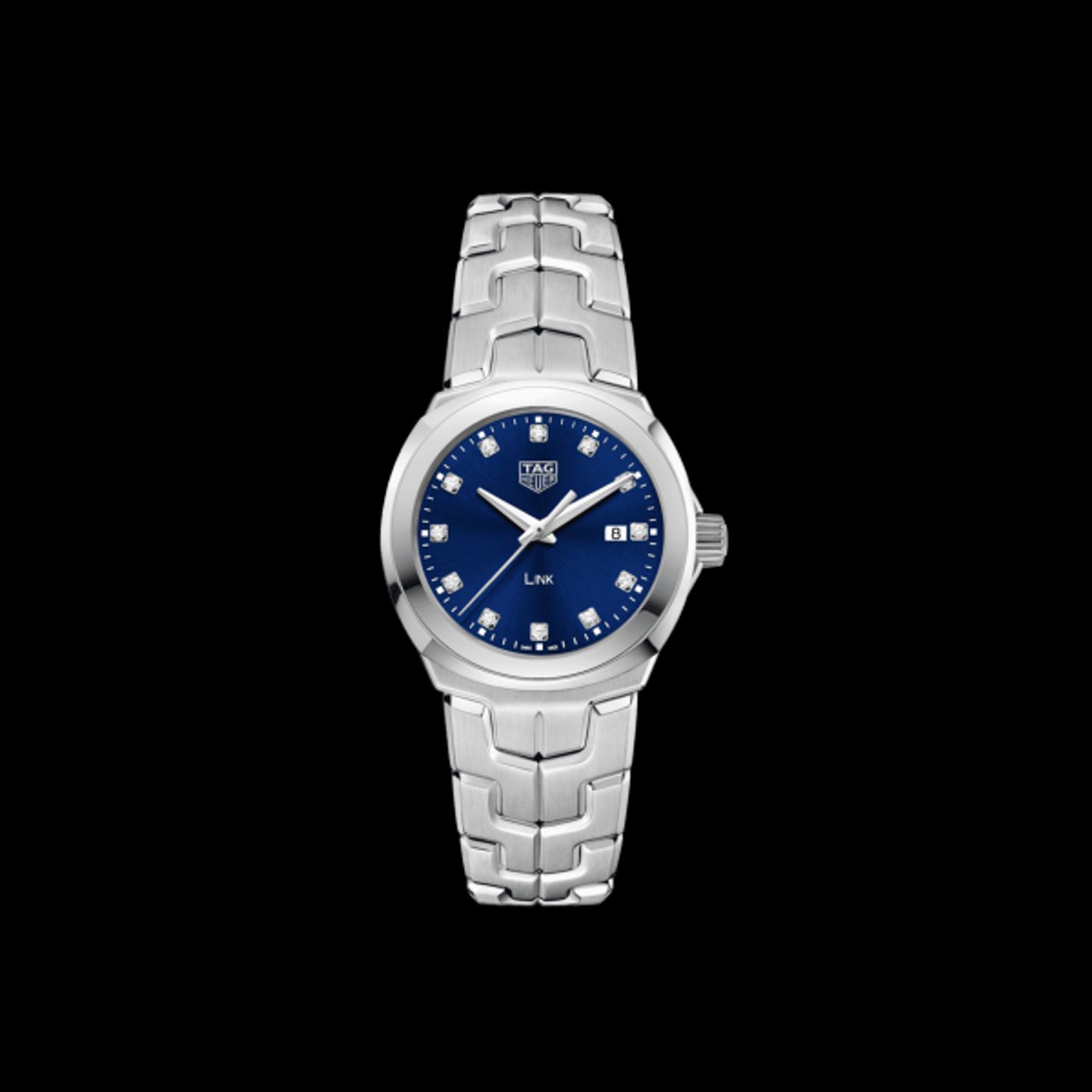 TAG Heuer Link Lady WBC1318.BA0600 (2022) - Blue dial 32 mm Steel case (1/1)