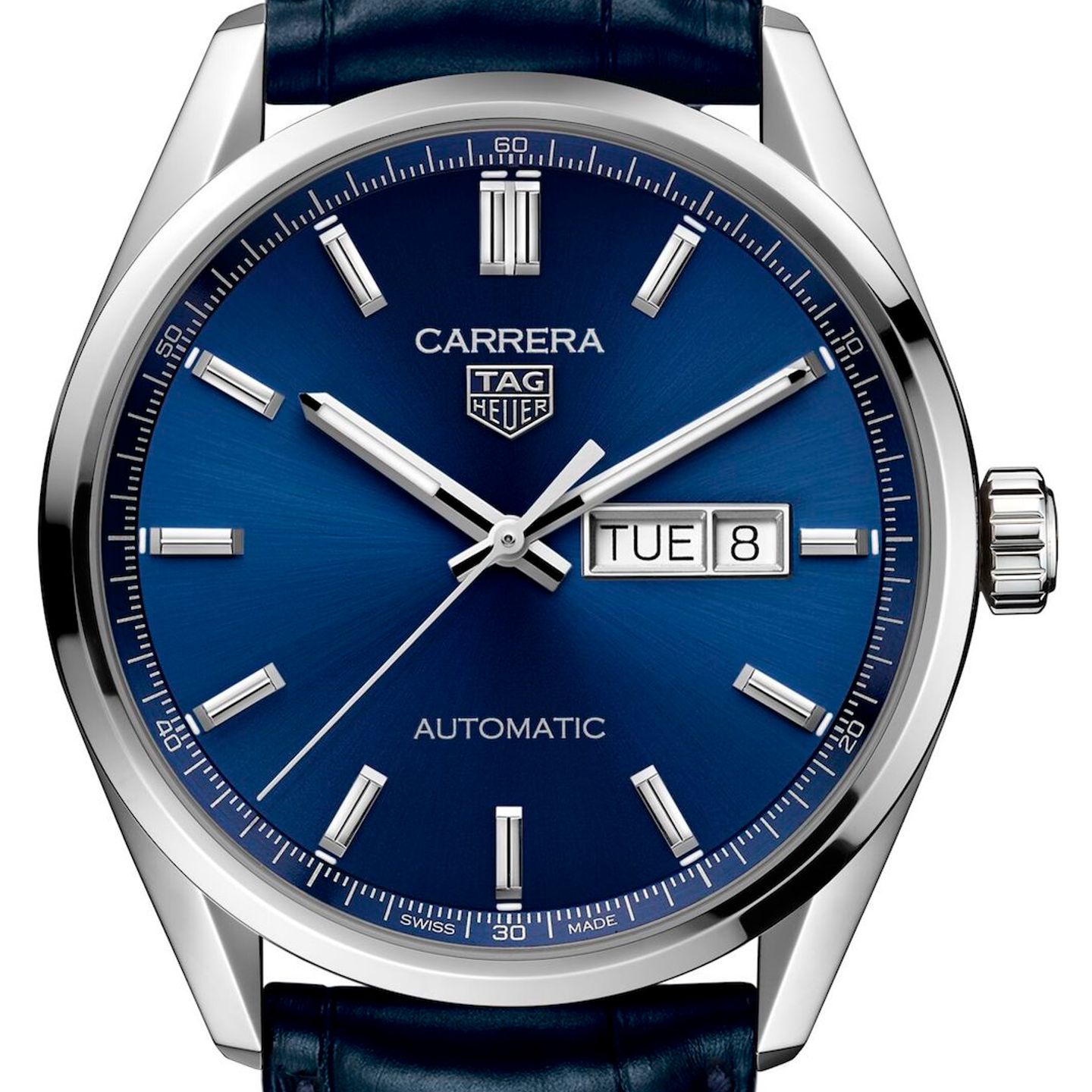 TAG Heuer Carrera WBN2012.FC6502 (2022) - Blauw wijzerplaat 41mm Staal (1/1)