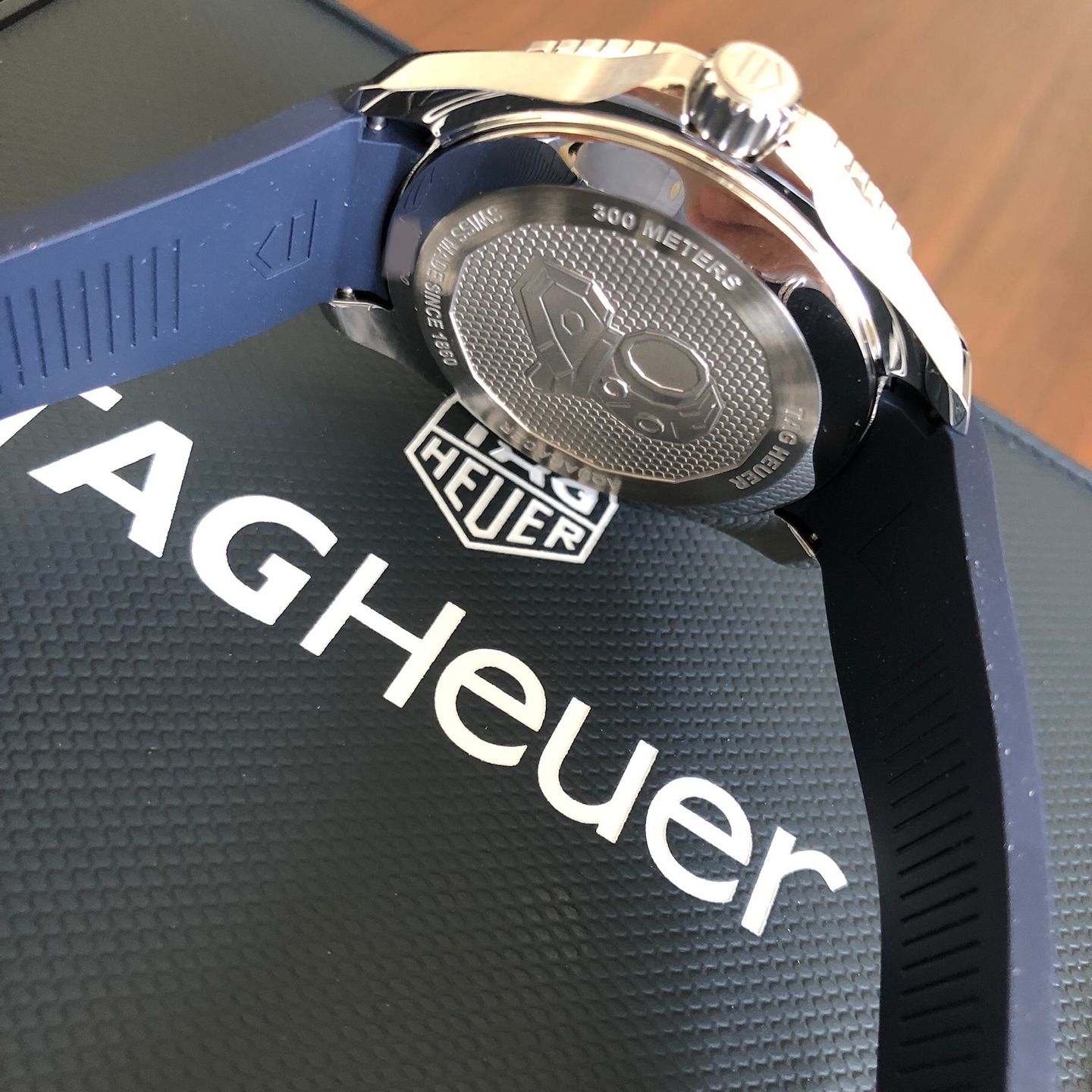 TAG Heuer Aquaracer 300M WBP201B.FT6198 (2022) - Blue dial 43 mm Steel case (2/6)