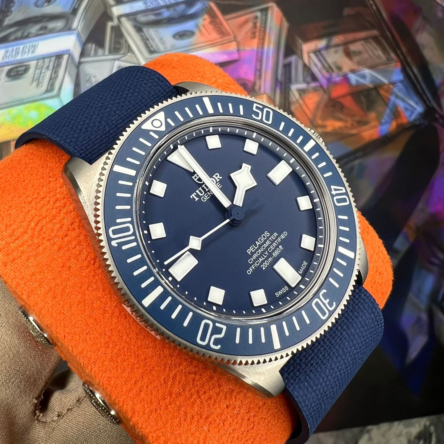 Tudor Pelagos 25707B/23 (2023) - Blue dial 42 mm Titanium case (1/7)