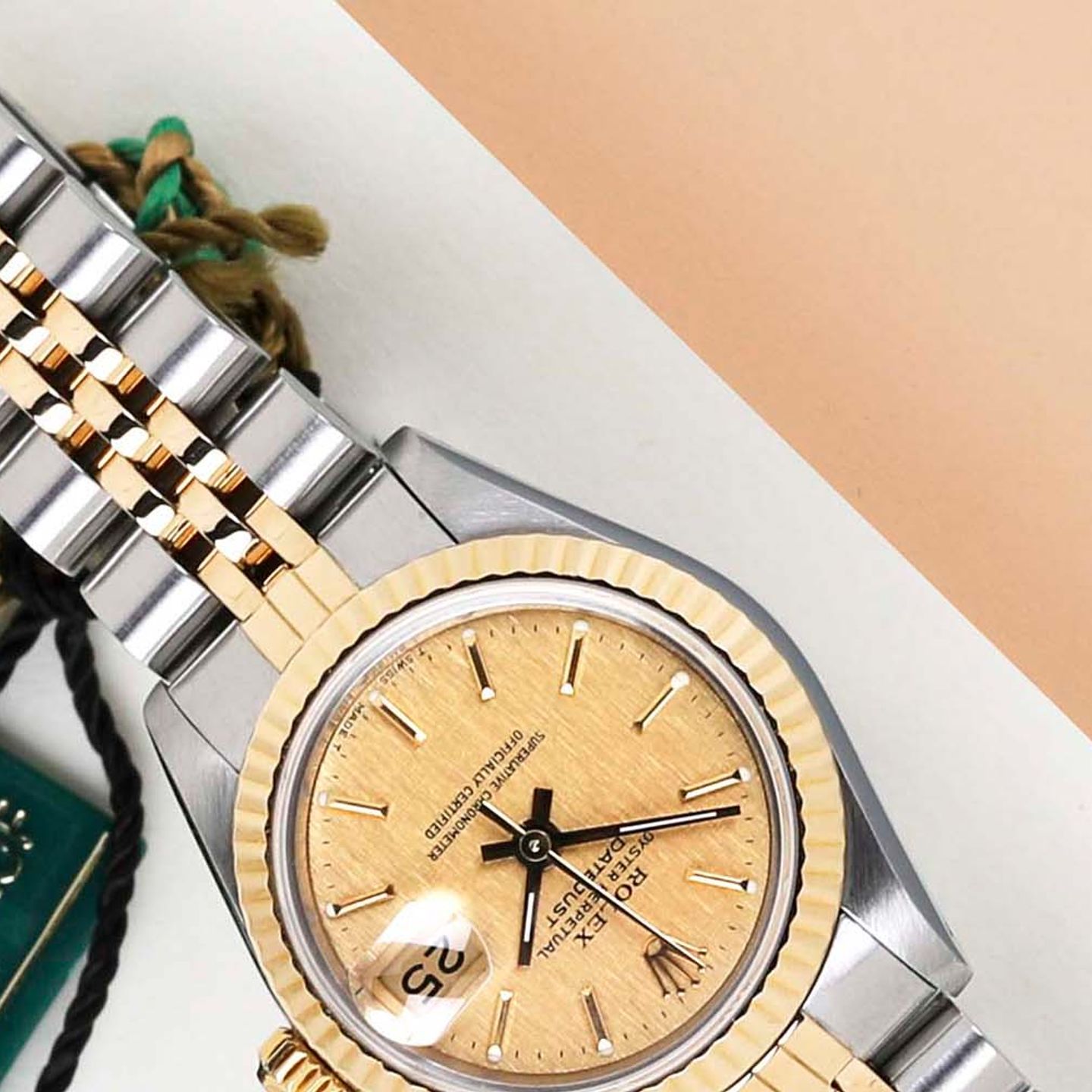 Rolex Lady-Datejust 69173 (1987) - 26mm Goud/Staal (4/8)