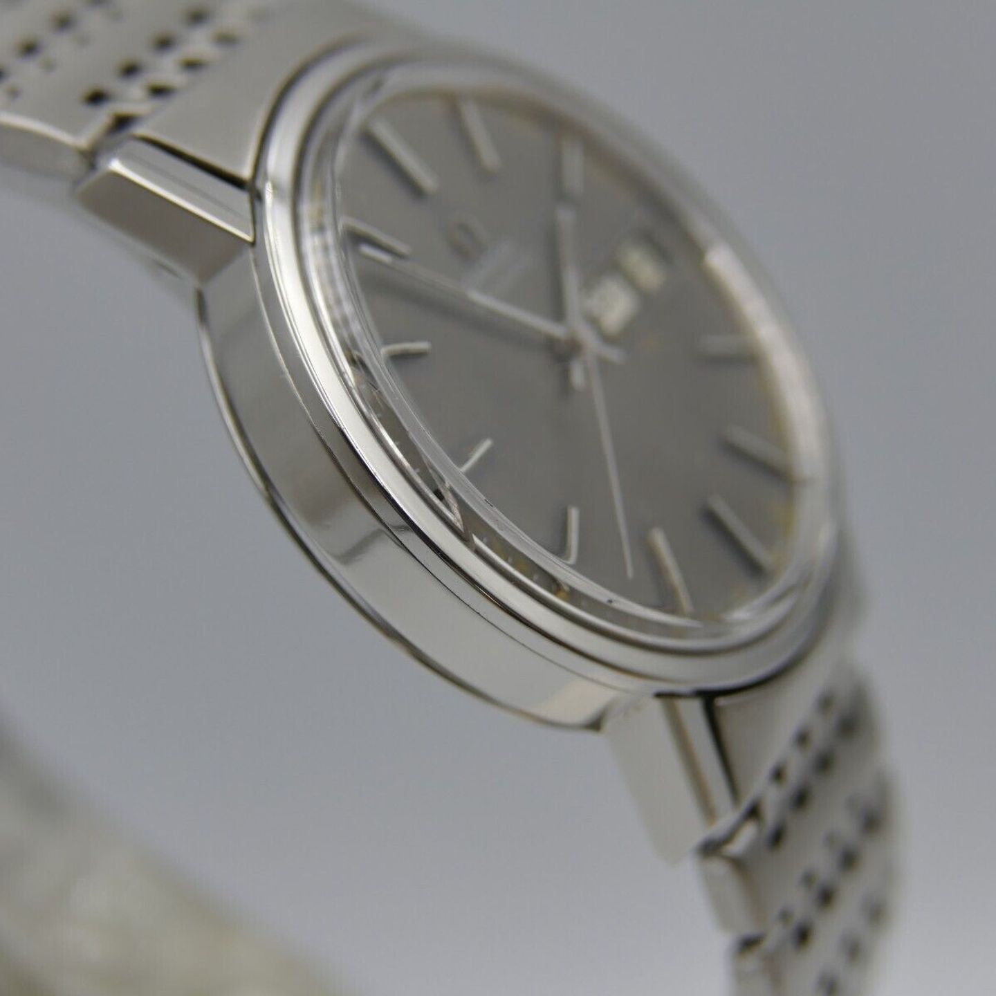 Omega Vintage 1660209 (Onbekend (willekeurig serienummer)) - Grijs wijzerplaat Onbekend Staal (9/16)