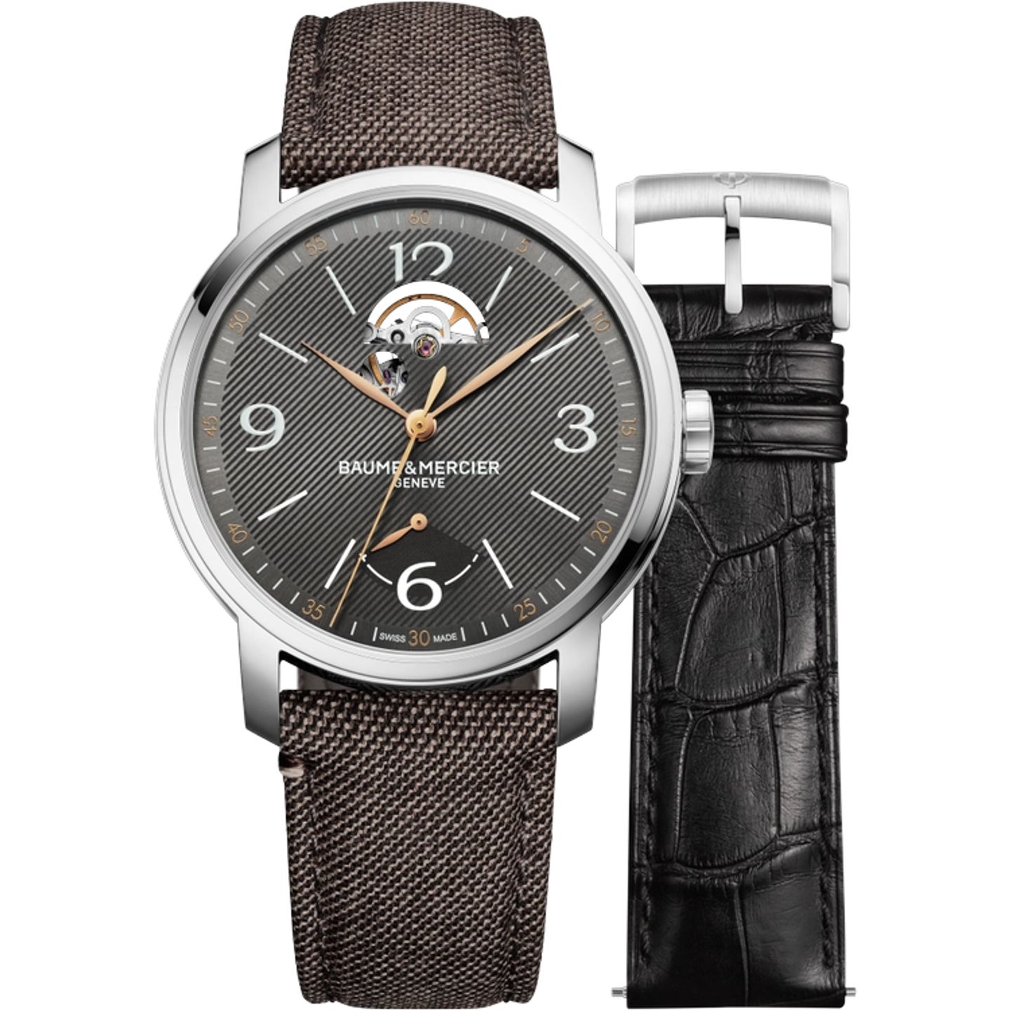 Baume & Mercier Classima M0A10718 (2026) - Grijs wijzerplaat 42mm Staal (1/1)