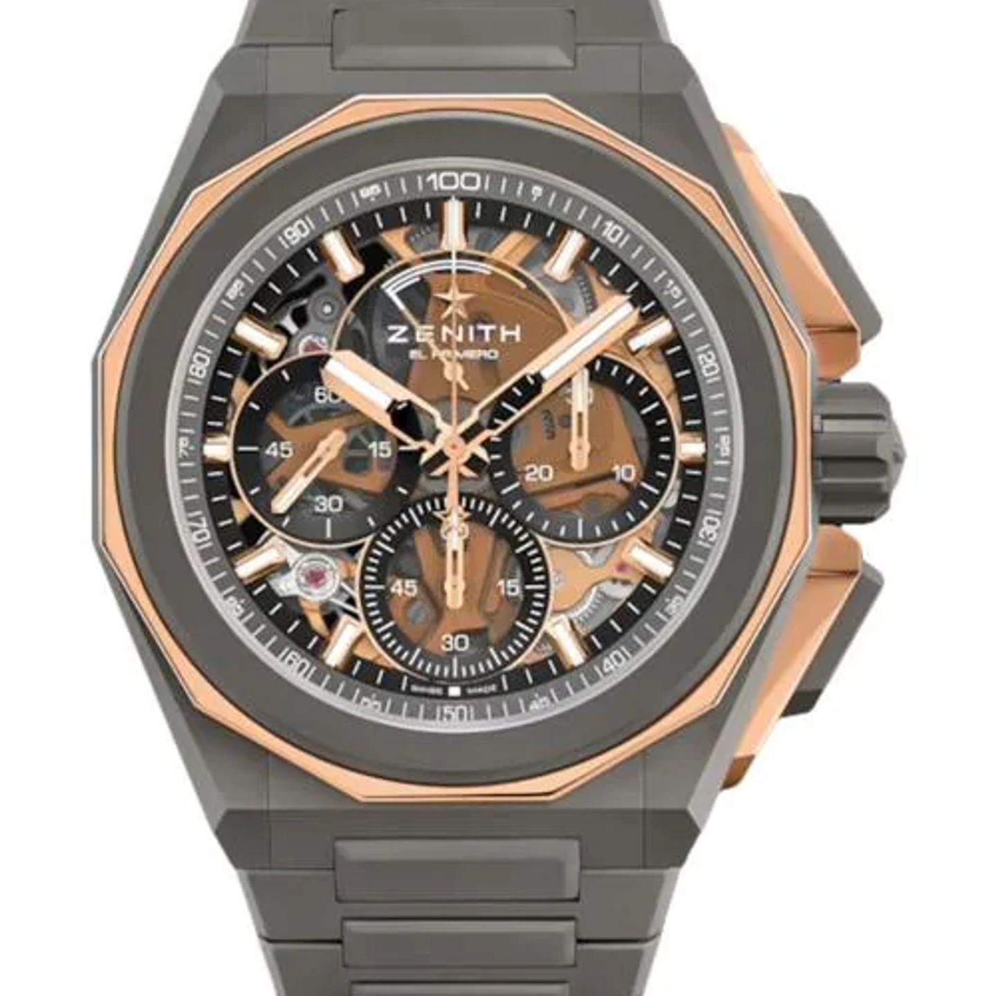 Zenith Defy 87.9100.9004/03.I001 (2026) - Zwart wijzerplaat 45mm Roségoud (1/1)