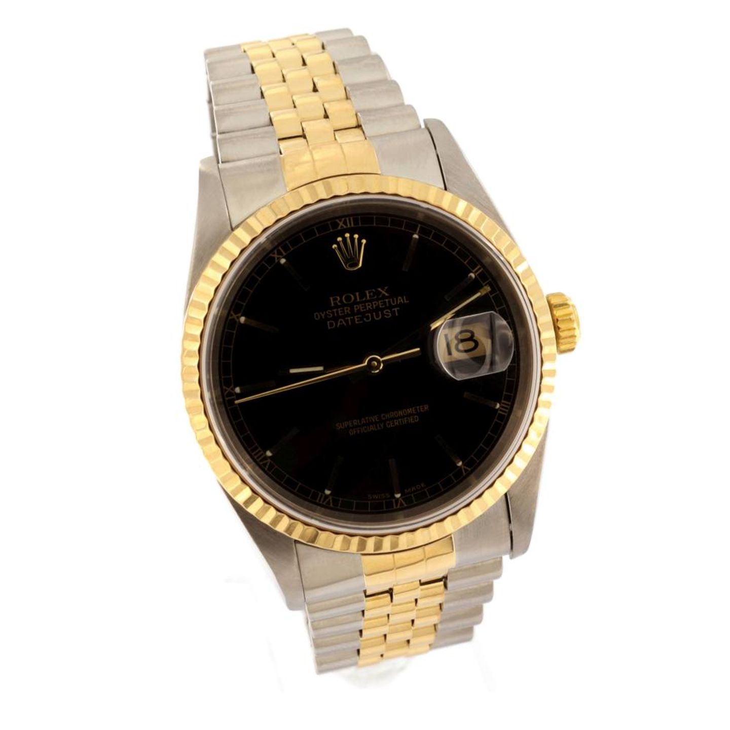 Rolex Datejust 36 16233 (2004) - 36mm Goud/Staal (1/6)