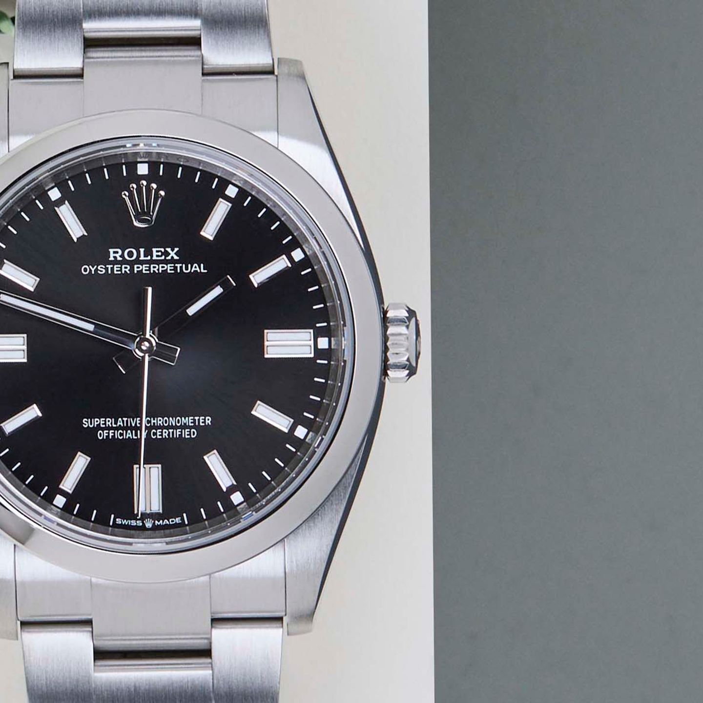 Rolex Oyster Perpetual 36 126000 (2024) - Black dial 36 mm Steel case (5/8)