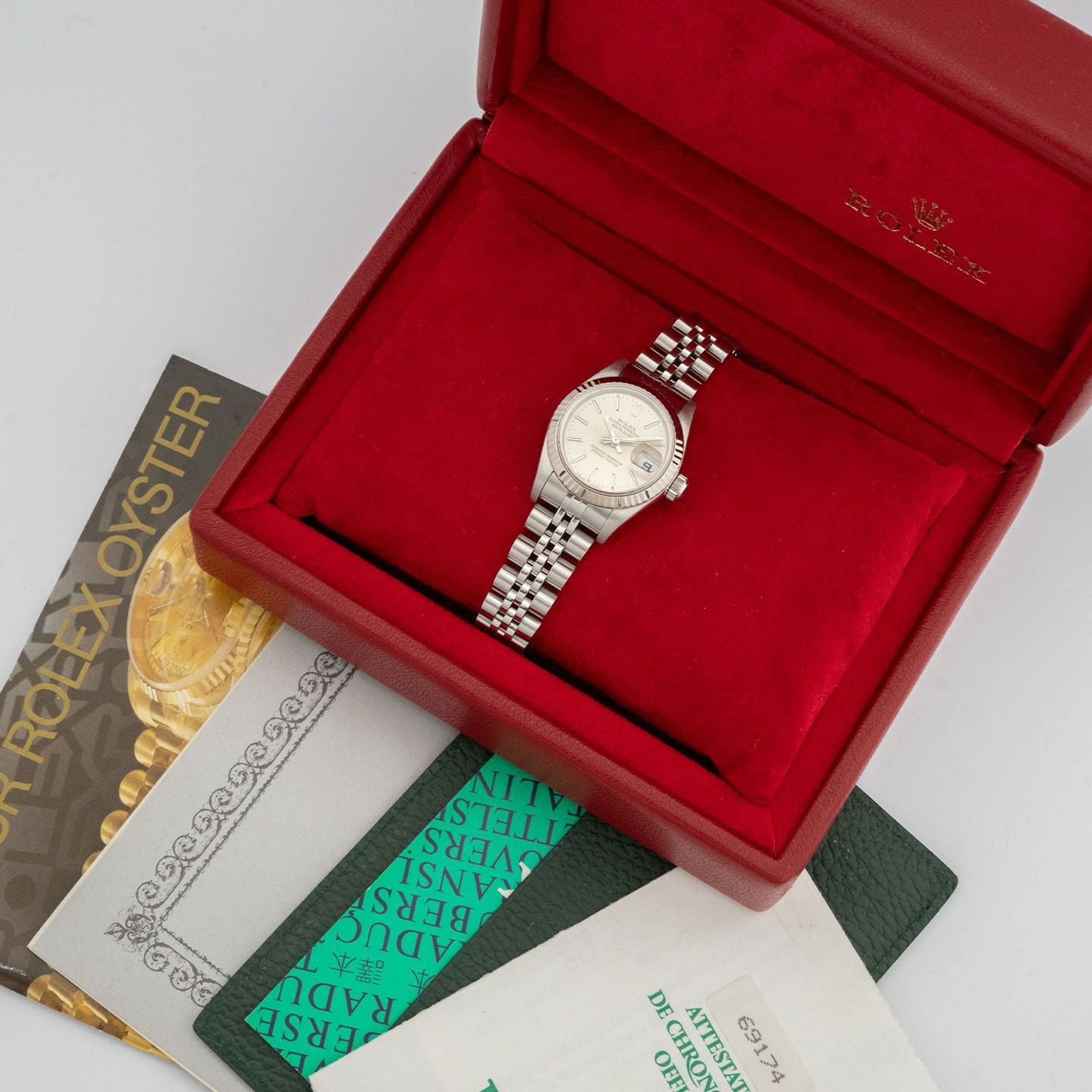 Rolex Lady-Datejust 69174 (1997) - 26mm Staal (5/5)