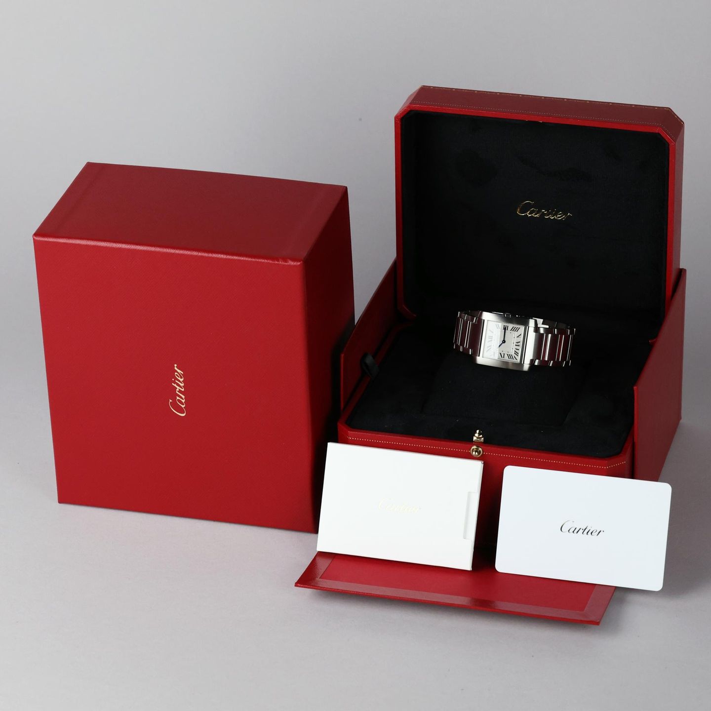 Cartier Tank Française WSTA0074 (2026) - Silver dial 32 mm Steel case (8/8)