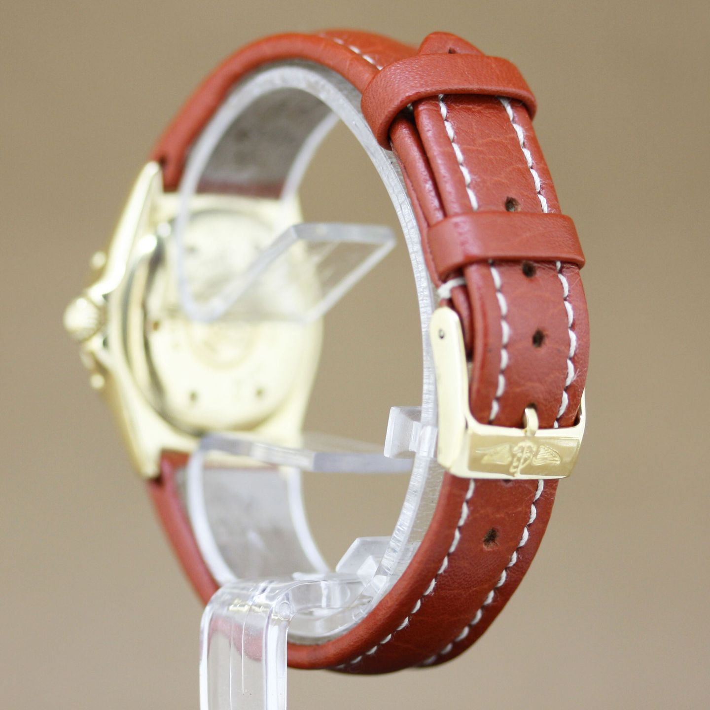 Breitling Callistino K52045 (2000) - White dial 28 mm Yellow Gold case (5/7)