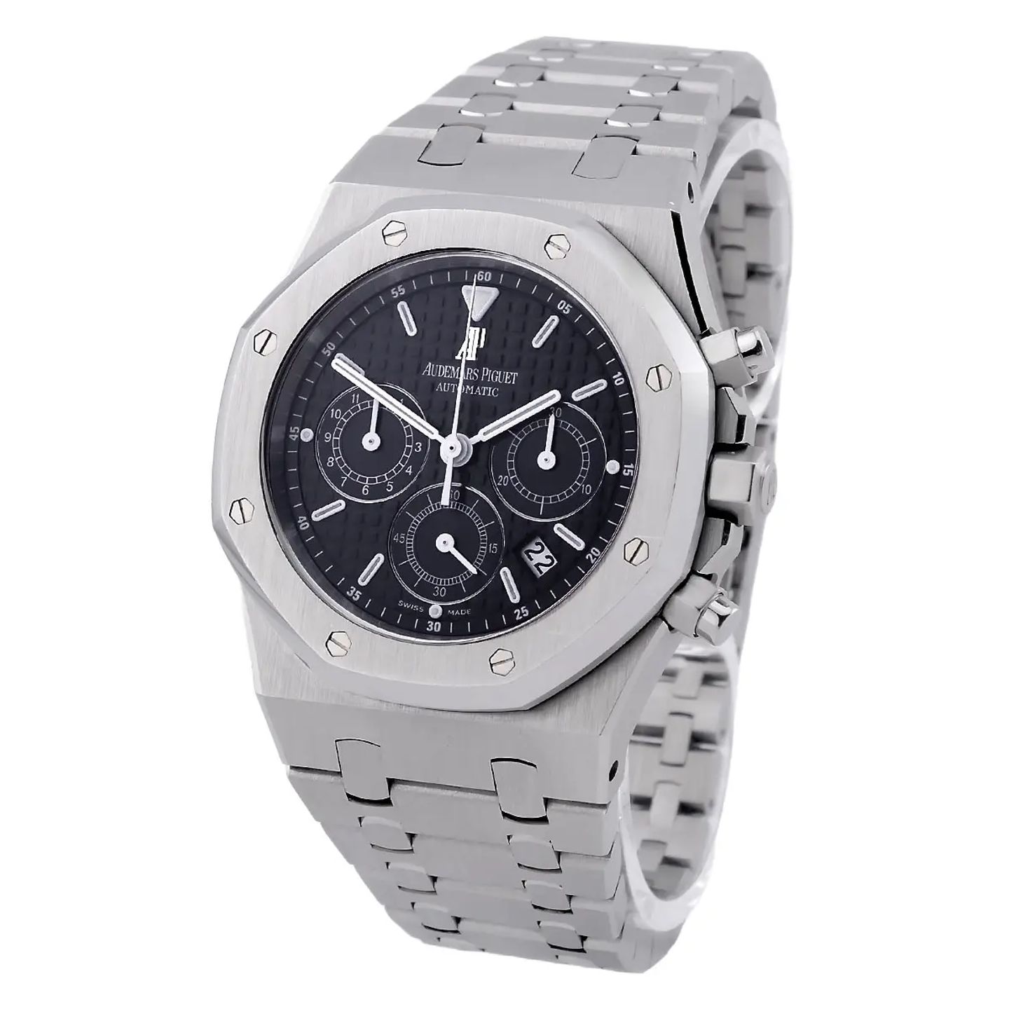 Audemars Piguet Royal Oak Chronograph 26300ST.OO.1110ST.03 (2009) - Blue dial 39 mm Steel case (4/8)