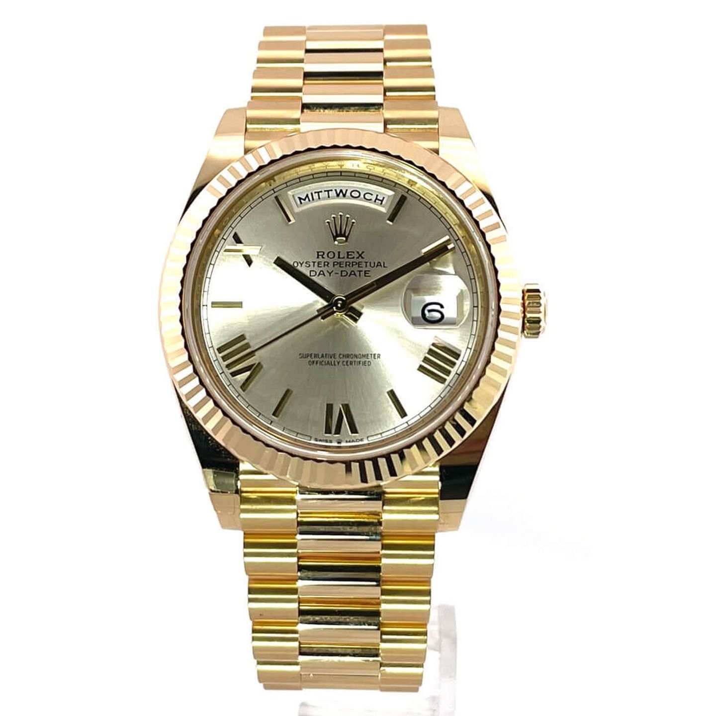 Rolex Day-Date 40 228238 (2022) - Zilver wijzerplaat 40mm Geelgoud (2/8)