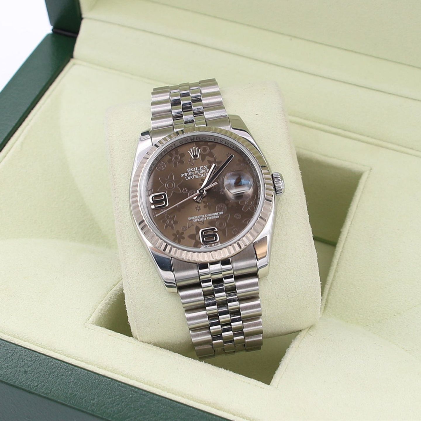 Rolex Datejust 36 116234 (Unknown (random serial)) - Brown dial 36 mm Steel case (1/8)