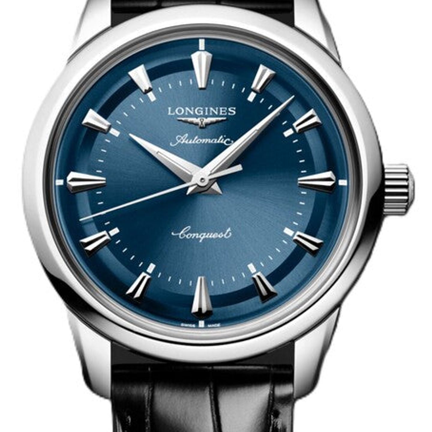 Longines Conquest Heritage L1.649.4.92.2 (2026) - Blauw wijzerplaat 38mm Staal (1/1)