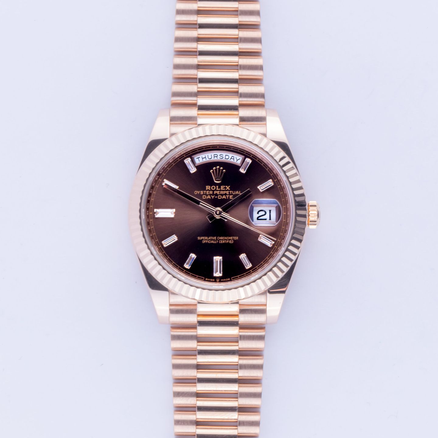 Rolex Day-Date 40 228235 (2021) - 40 mm Rose Gold case (3/8)