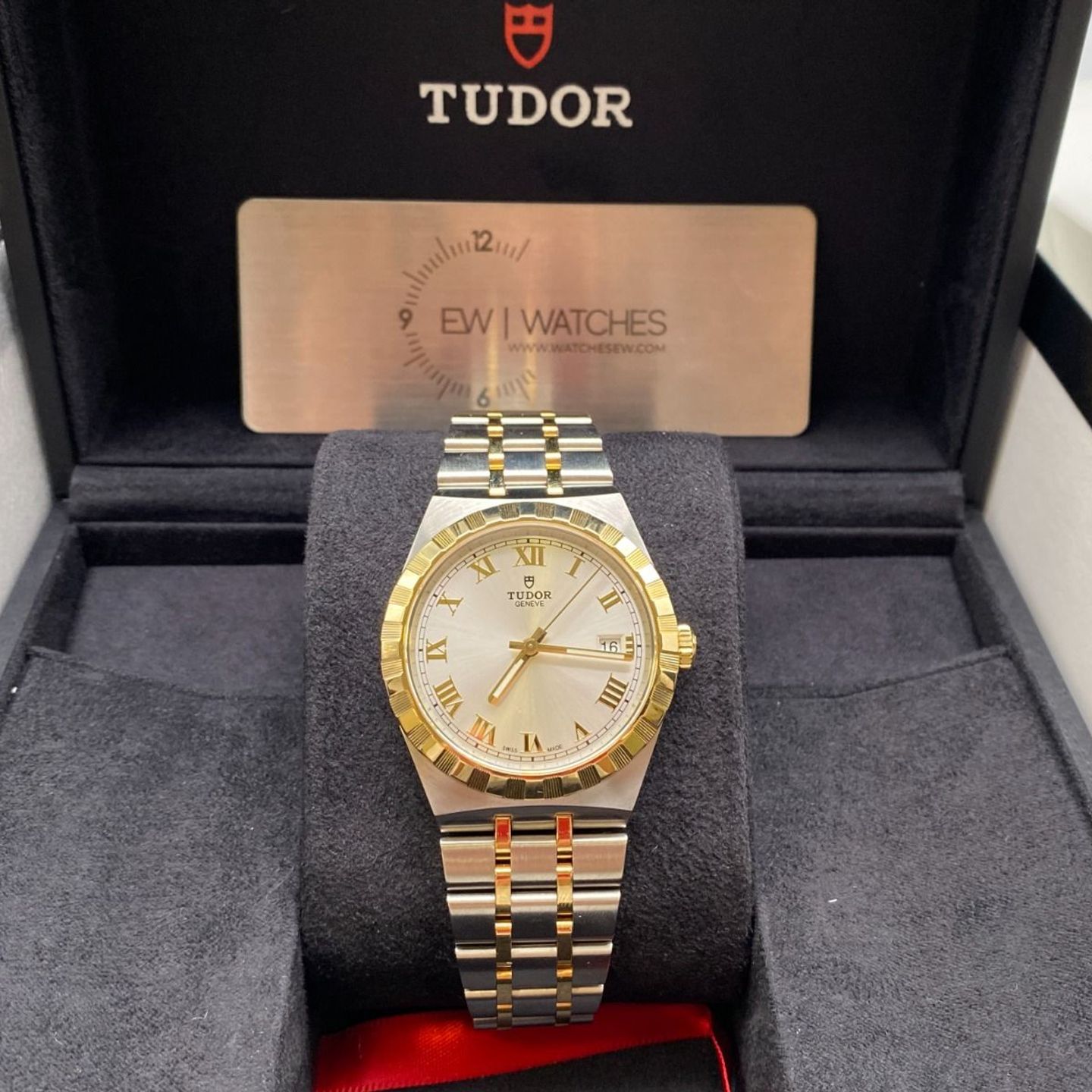 Tudor Royal 28503-0001 (2023) - Zilver wijzerplaat 38mm Staal (5/8)