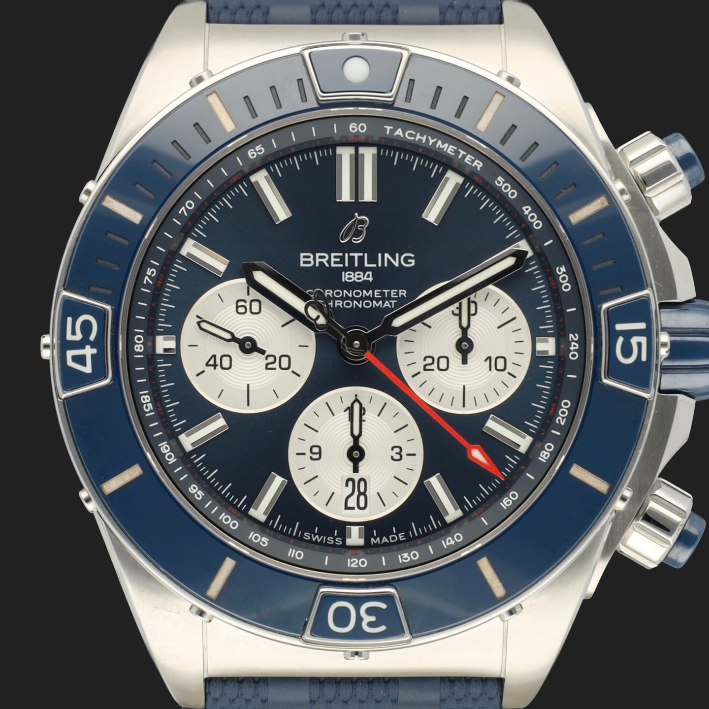 Breitling Chronomat AB0136161C1S1 (2023) - Blauw wijzerplaat 44mm Staal (2/8)