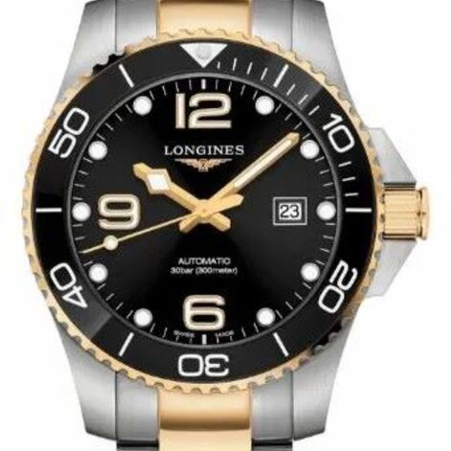Longines HydroConquest L3.782.3.56.7 (2026) - Black dial 43 mm Steel case (1/1)