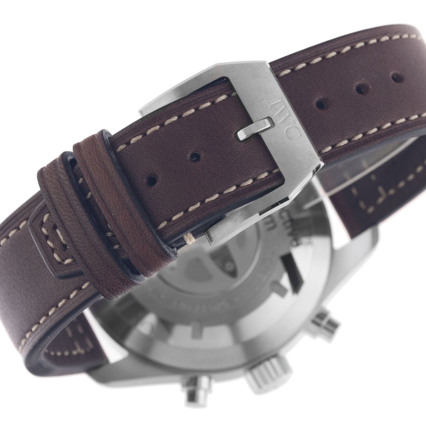 IWC Pilot Spitfire Chronograph IW387903 (2024) - Zwart wijzerplaat 41mm Staal (7/7)