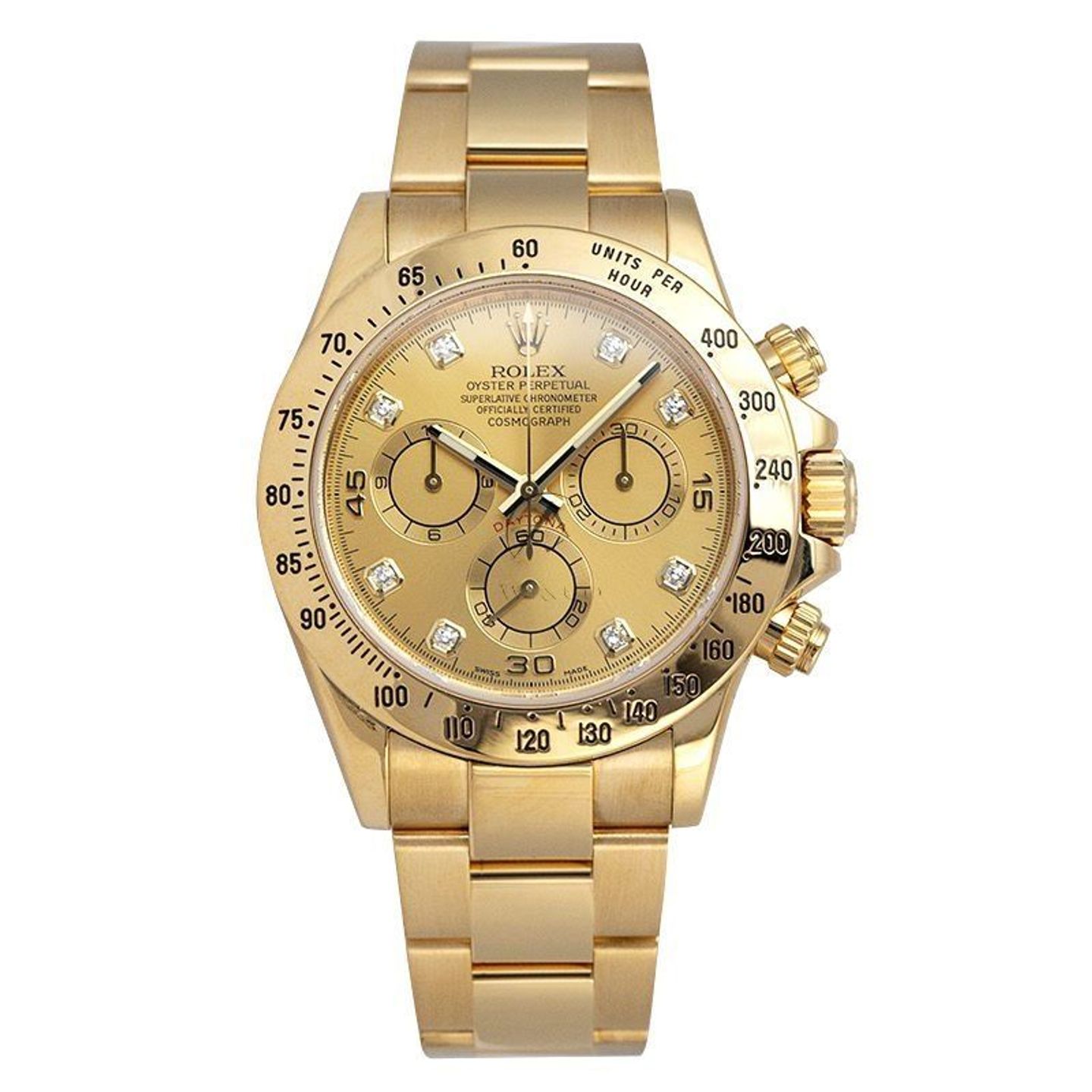 Rolex Daytona 116528 (2016) - Goud wijzerplaat 40mm Geelgoud (1/1)