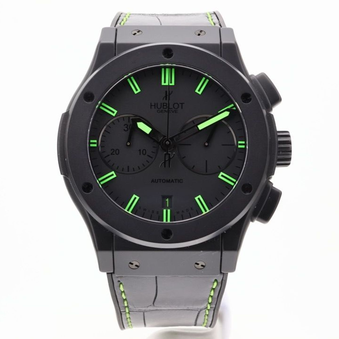 Hublot Classic Fusion Chronograph 521.C1.1110.LR.SDQ12 (Unknown (random serial)) - Black dial 45 mm Ceramic case (1/1)