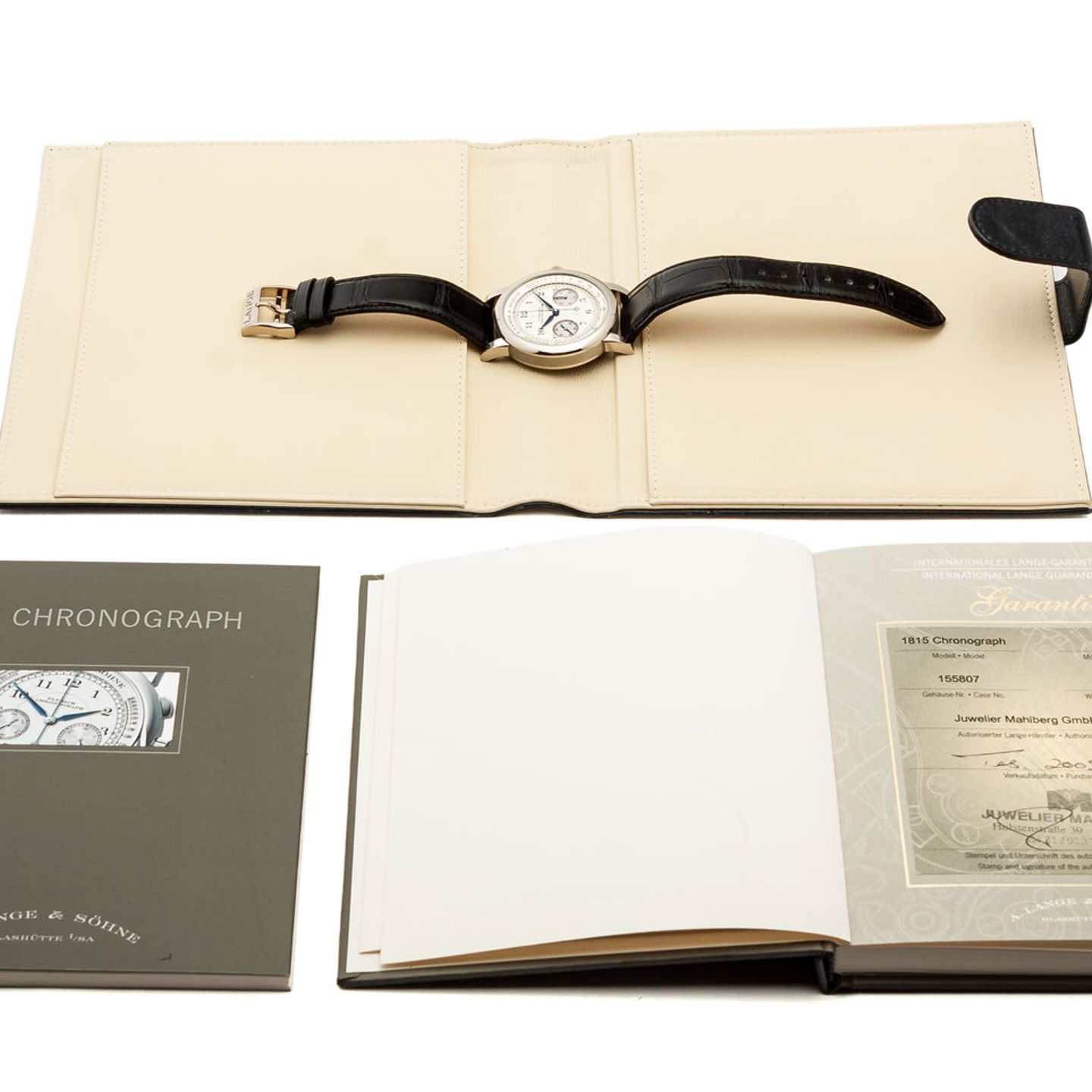 A. Lange & Söhne 1815 401.026 (2009) - Silver dial 40 mm White Gold case (7/7)