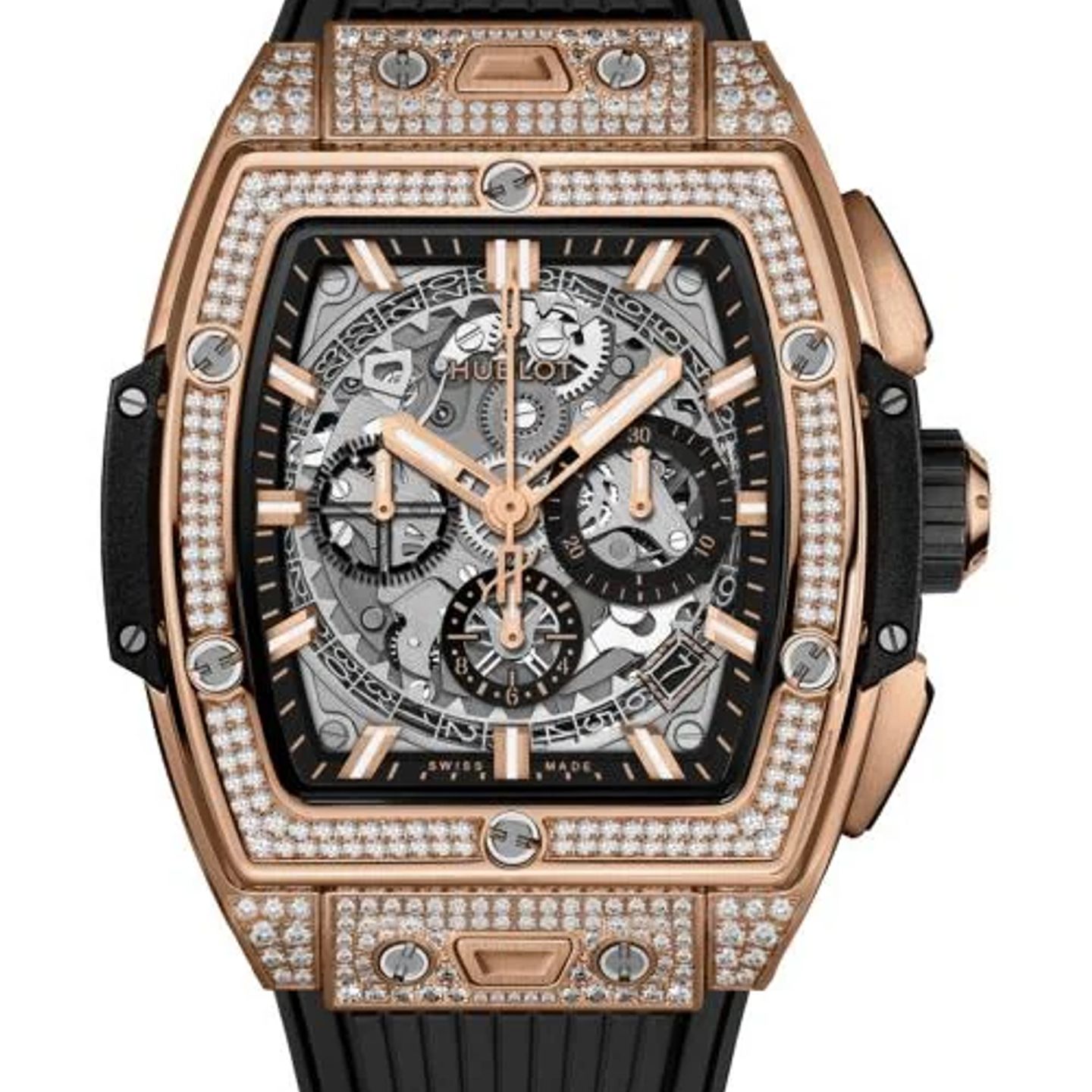 Hublot Spirit of Big Bang 642.OX.0180.RX.1704 (2026) - Transparant wijzerplaat 42mm Roségoud (1/1)