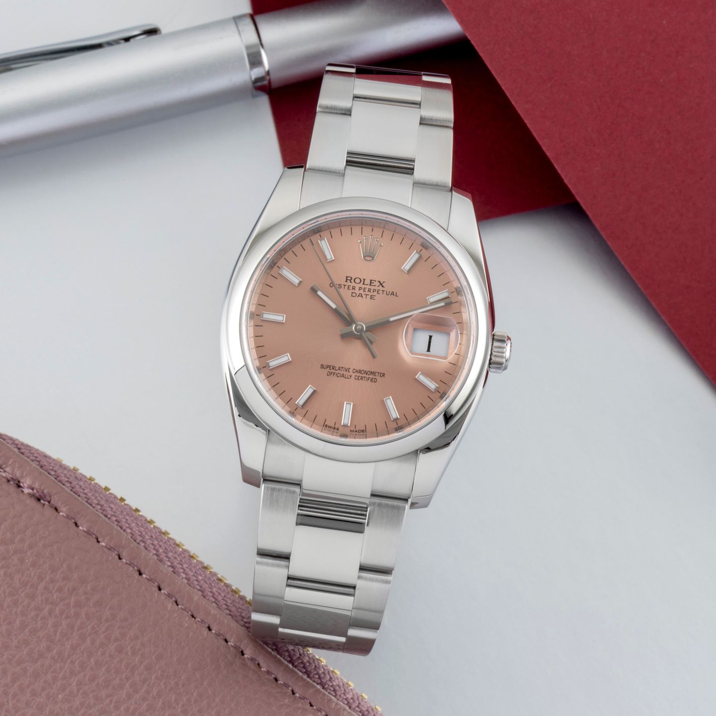 Rolex Oyster Perpetual Date 115200 - (1/8)