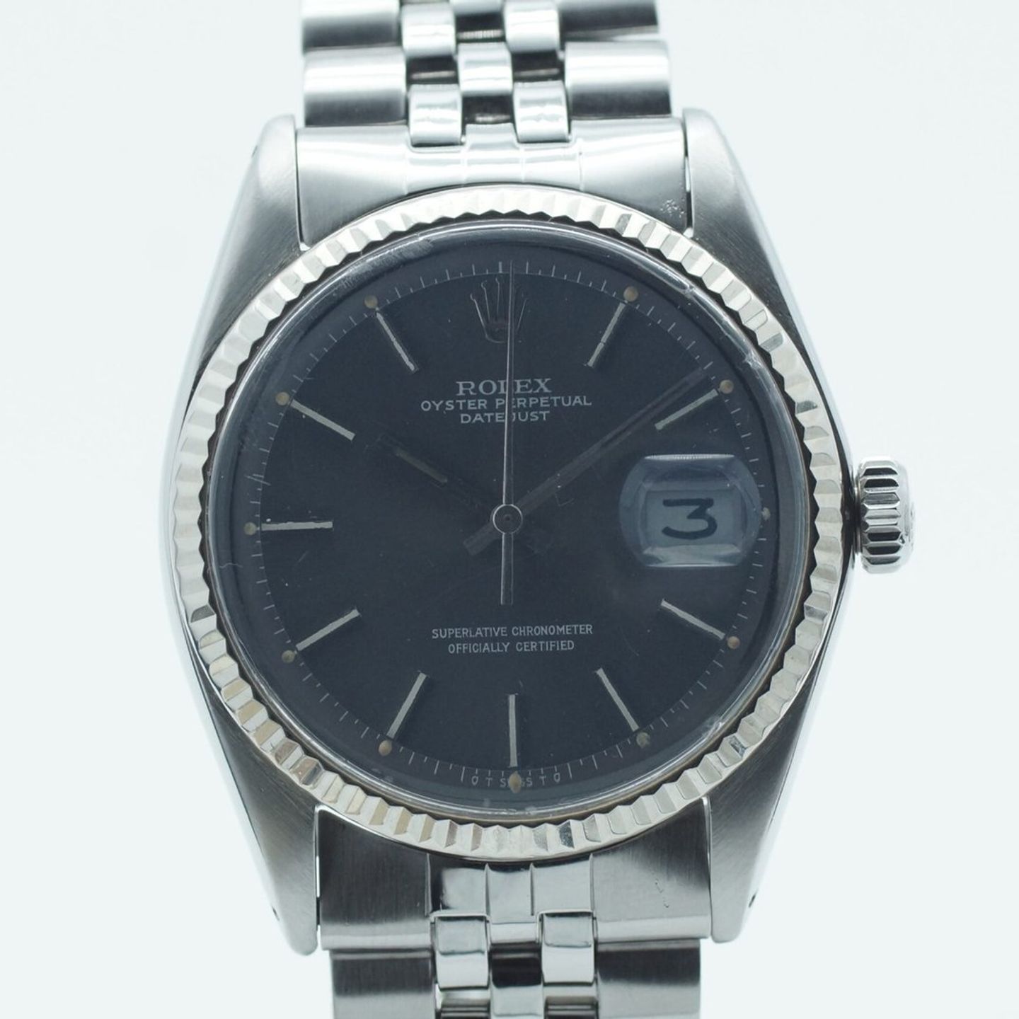 Rolex Datejust 1601 (1974) - Grey dial 36 mm Steel case (2/8)