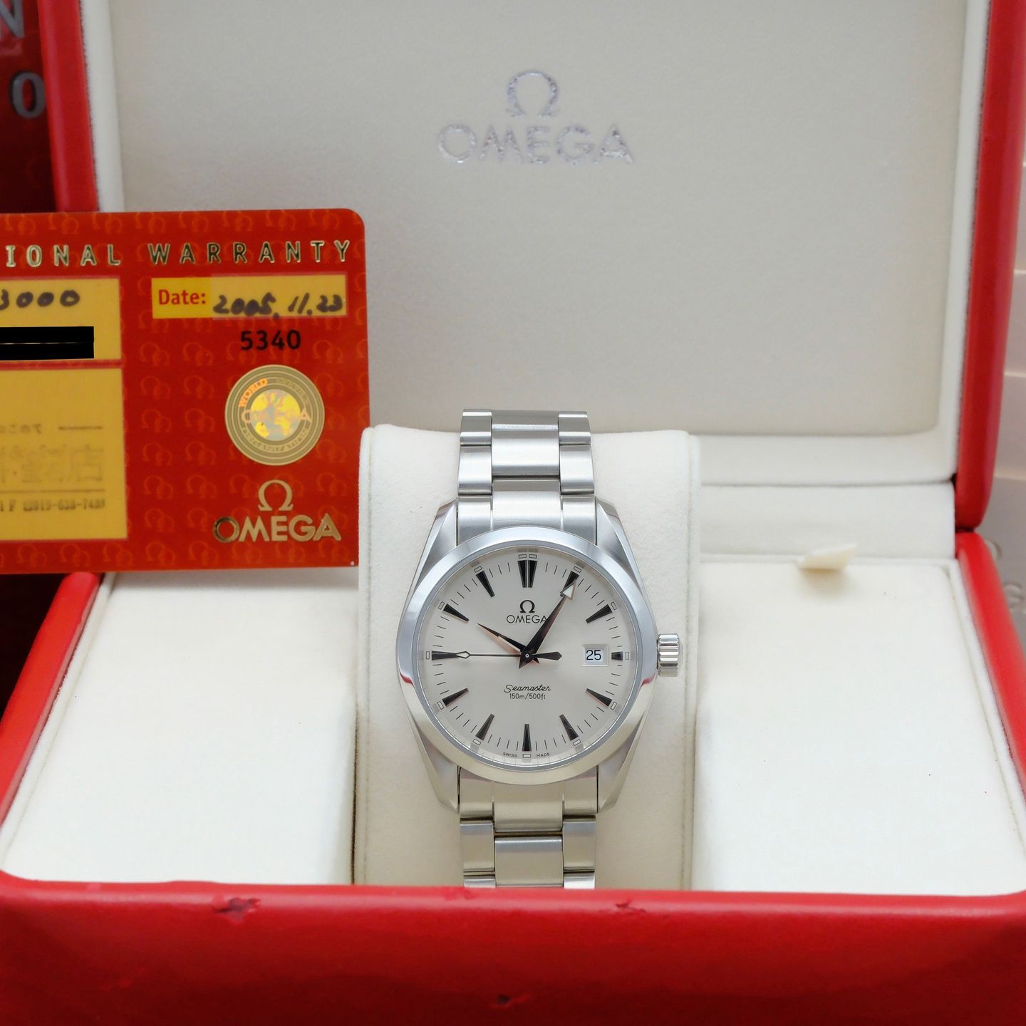 Omega Seamaster Aqua Terra 2518.30.00 (2005) - Silver dial 36 mm Steel case (3/8)