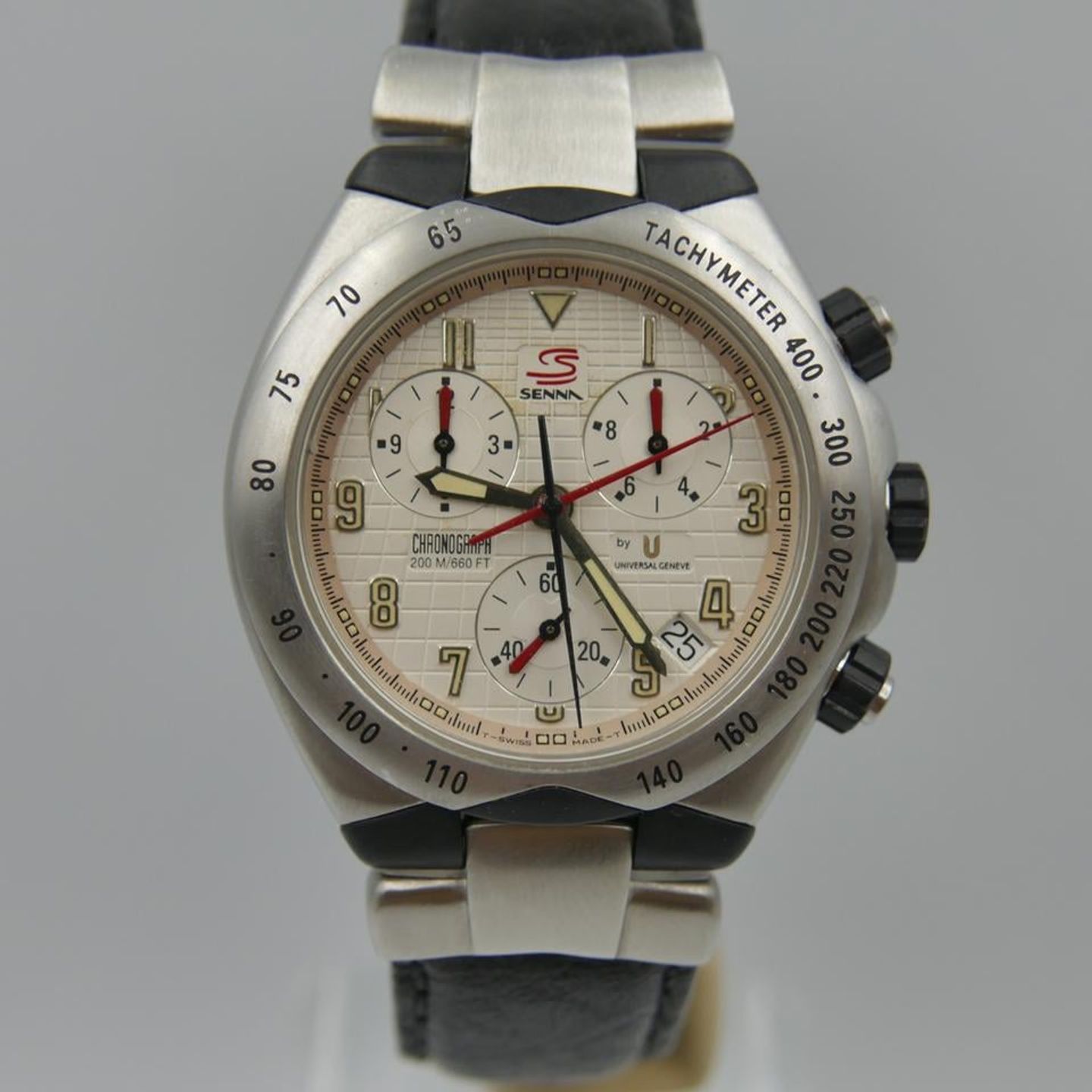 Universal Genève Unknown 975.31 (1997) - White dial Unknown Steel case (5/8)