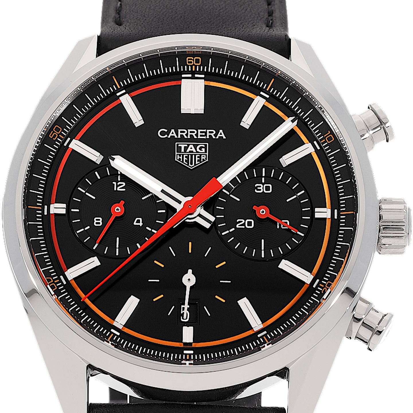 TAG Heuer Carrera CBN201C.FC6542 (2023) - Black dial 42 mm Steel case (1/5)