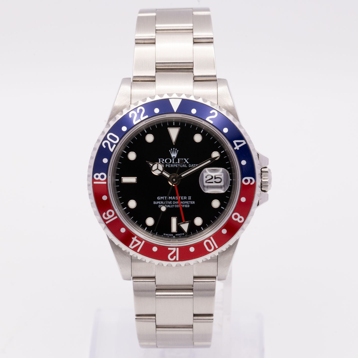 Rolex GMT-Master II 16710 (2005) - Black dial 40 mm Steel case (1/8)