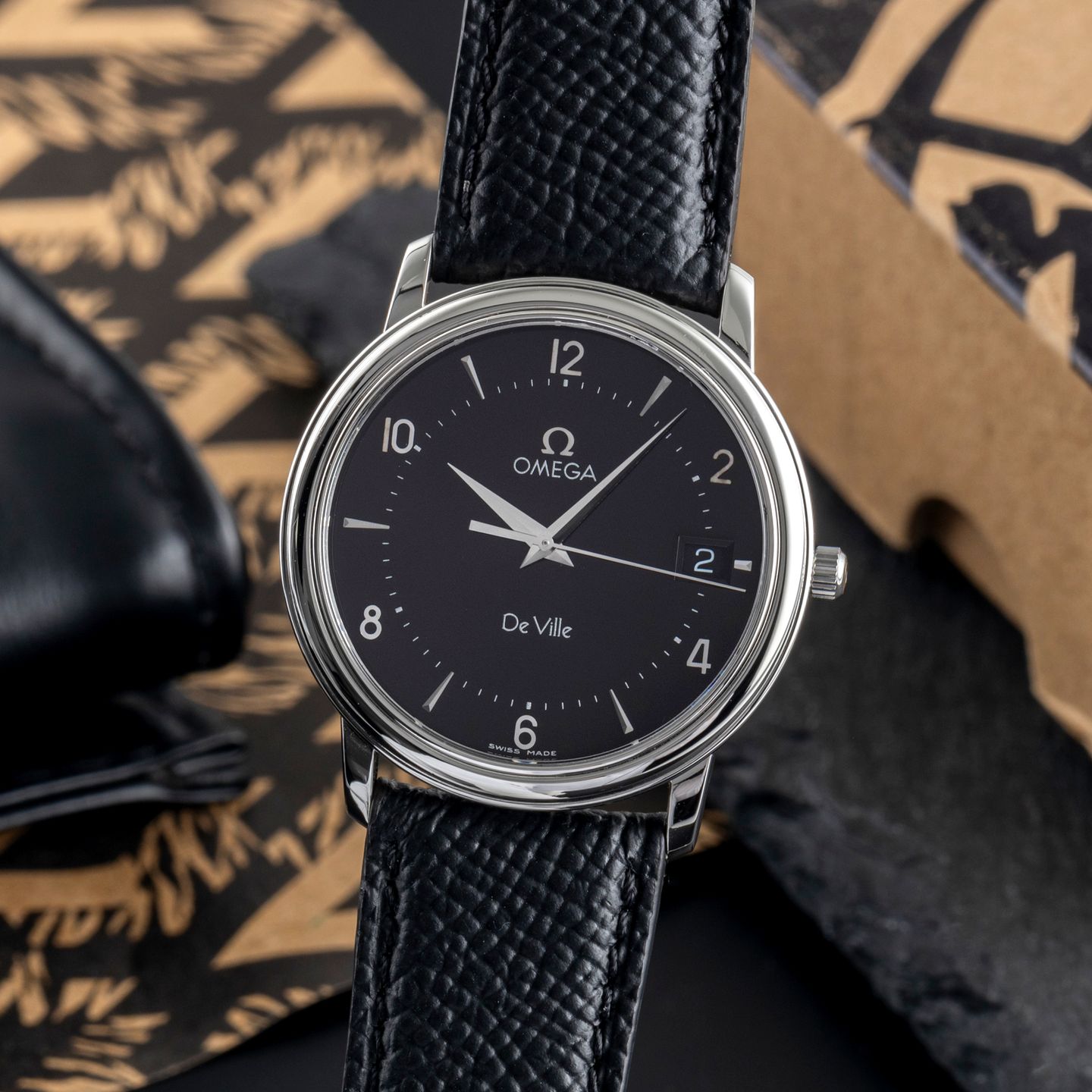 Omega De Ville Prestige 4810.50.01 (Unknown (random serial)) - Black dial 34 mm Steel case (3/8)