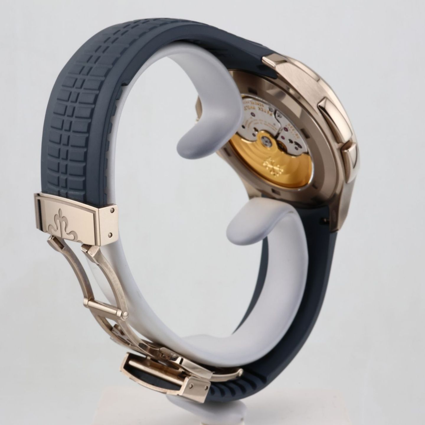 Patek Philippe Aquanaut 5164G-001 (2024) - Blue dial 40 mm White Gold case (7/8)