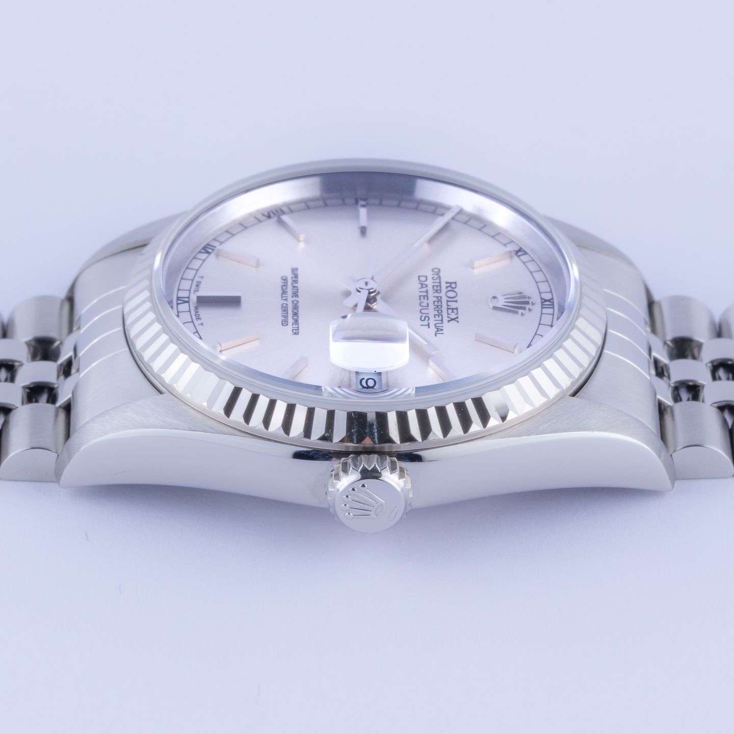 Rolex Datejust 36 16234 (1996) - Silver dial 36 mm Steel case (6/8)