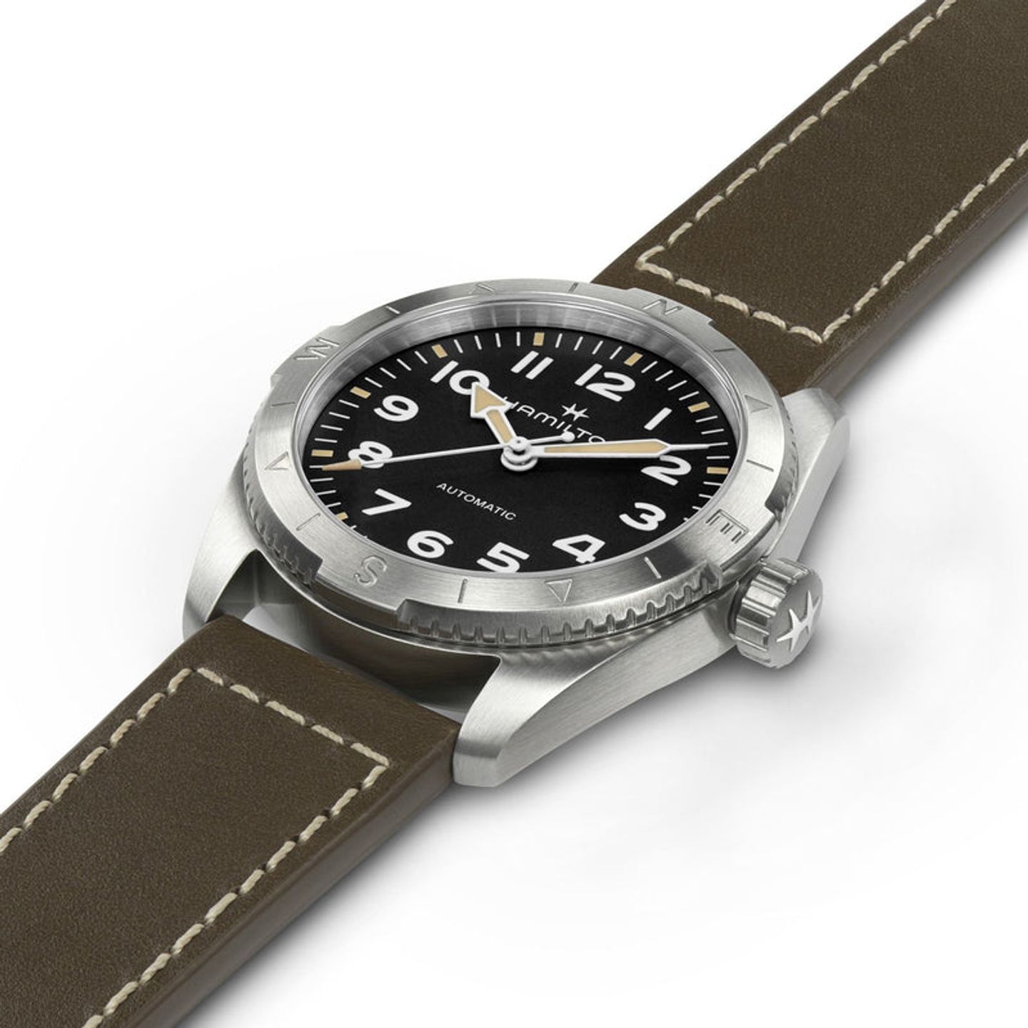 Hamilton Khaki Field H70225830 (2026) - Zwart wijzerplaat 37mm Staal (4/4)