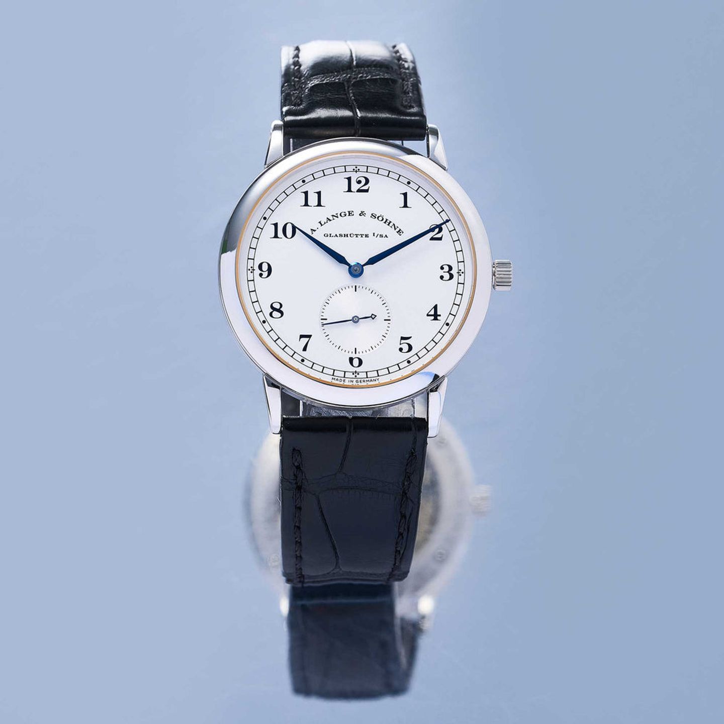 A. Lange & Söhne 1815 206.025 (Unknown (random serial)) - Silver dial 36 mm Platinum case (1/7)