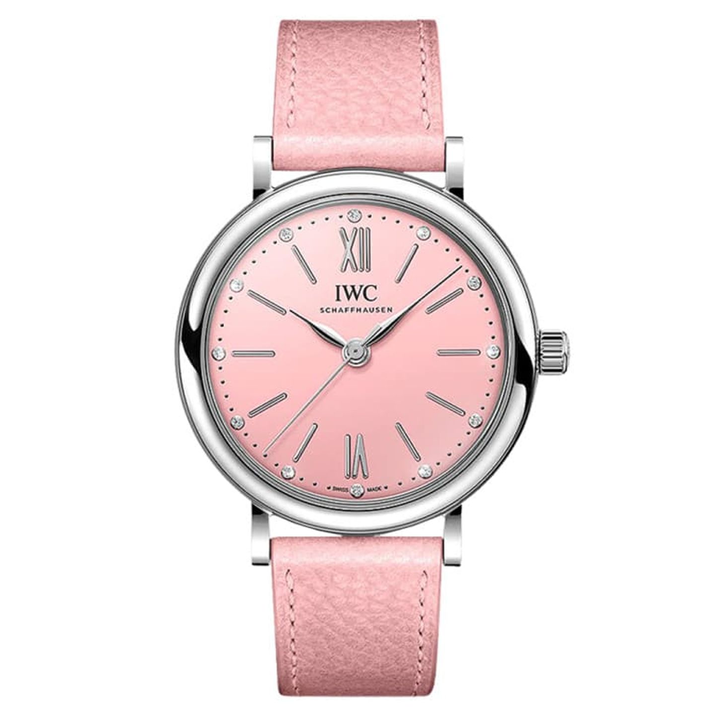 IWC Portofino Automatic IW357417 (2024) - Roze wijzerplaat 34mm Staal (1/1)