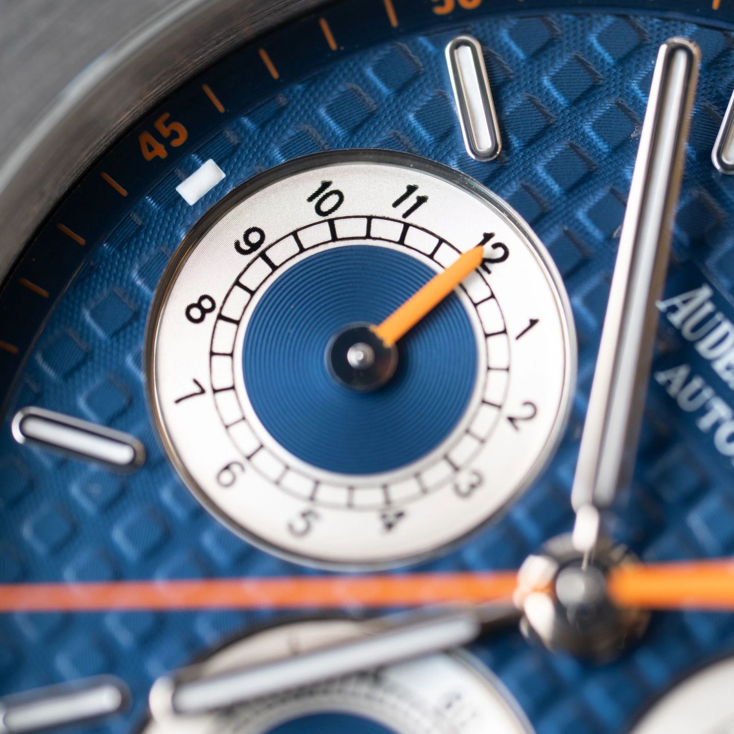 Audemars Piguet Royal Oak Chronograph 26300ST.OO.1110ST.07 (2011) - Blauw wijzerplaat 39mm Staal (5/8)