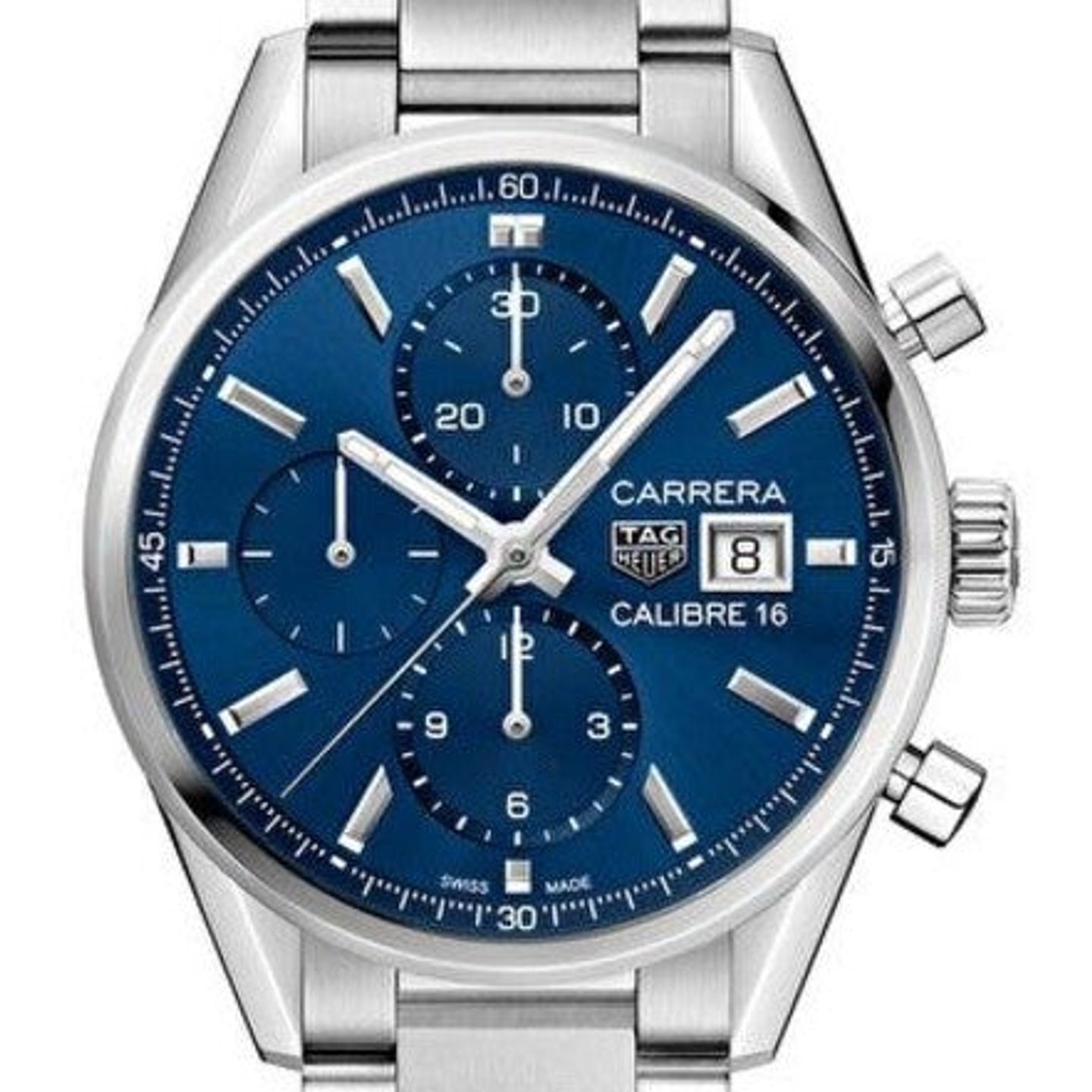 TAG Heuer Carrera Calibre 16 CBK2112.BA0715 (2026) - Blue dial 41 mm Steel case (1/1)