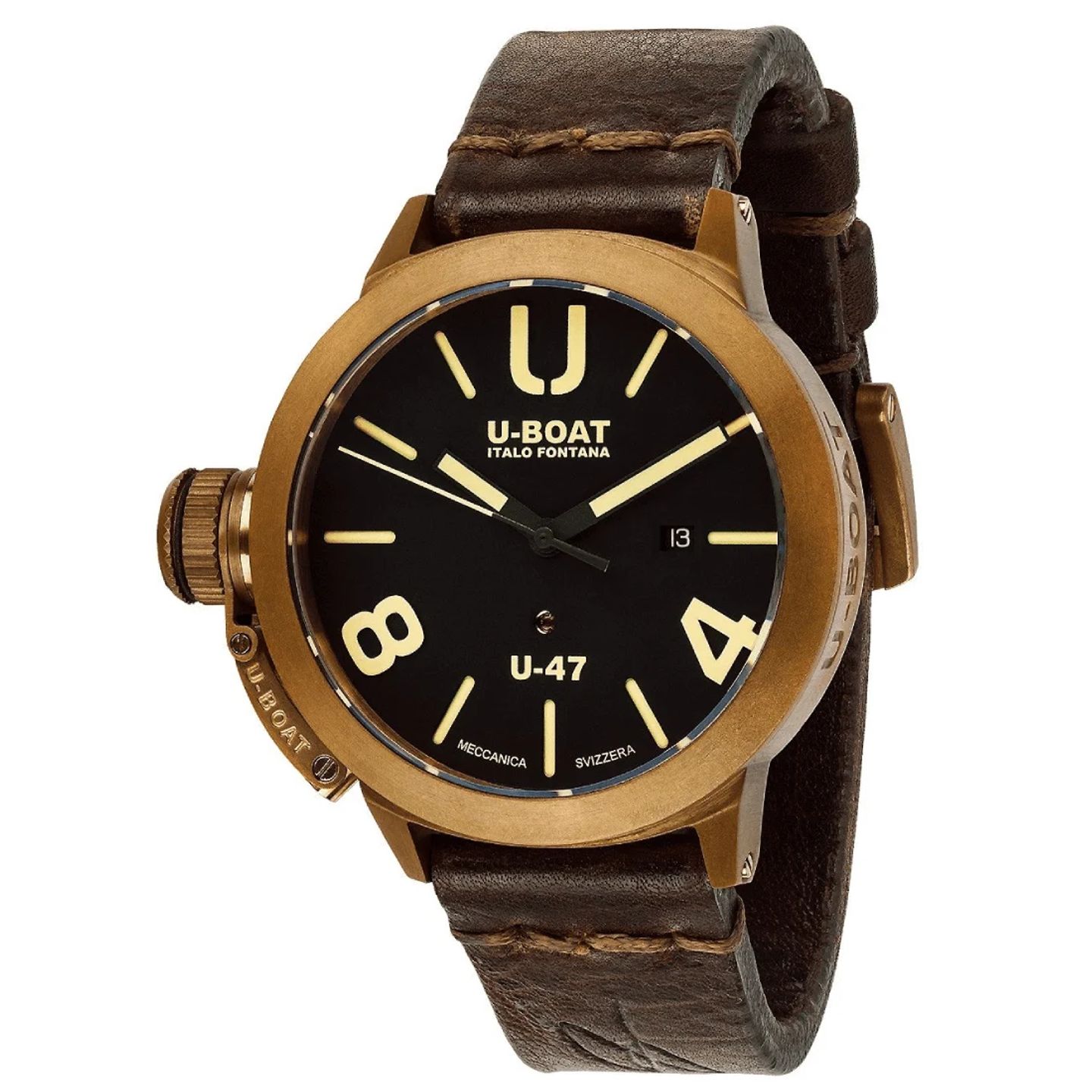 U-Boat Classico 7797 (2024) - Black dial 48 mm Bronze case (3/3)