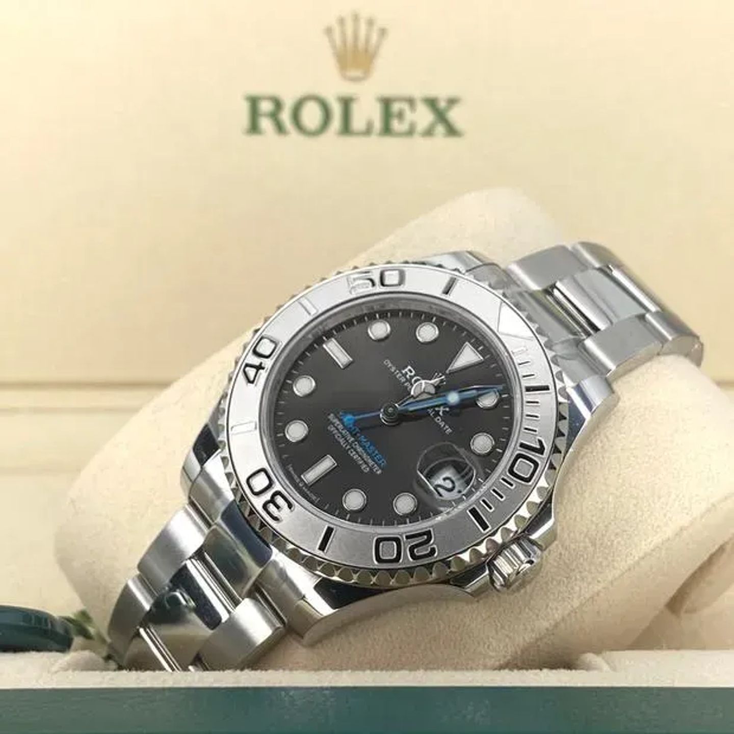 Rolex Yacht-Master 37 268622 (2023) - Grey dial 37 mm Steel case (4/6)
