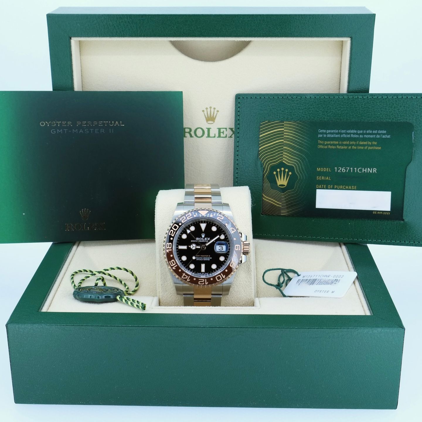 Rolex GMT-Master II 126711CHNR (2024) - Zwart wijzerplaat 40mm Goud/Staal (4/6)