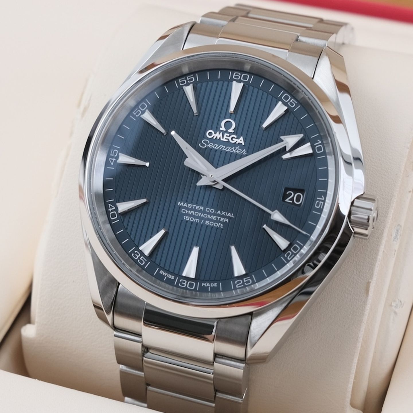 Omega Seamaster Aqua Terra 231.10.42.21.03.003 (2020) - Blauw wijzerplaat 42mm Staal (4/8)