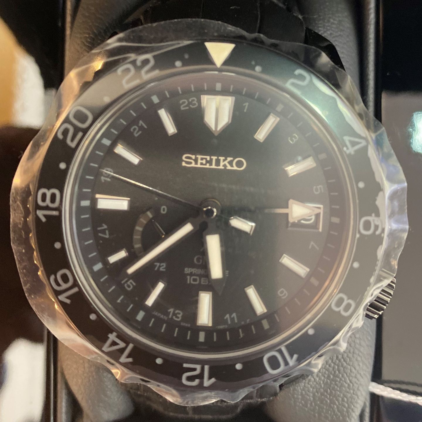 Seiko Prospex SNR035J1 (Unknown (random serial)) - Black dial 45 mm Titanium case (1/1)