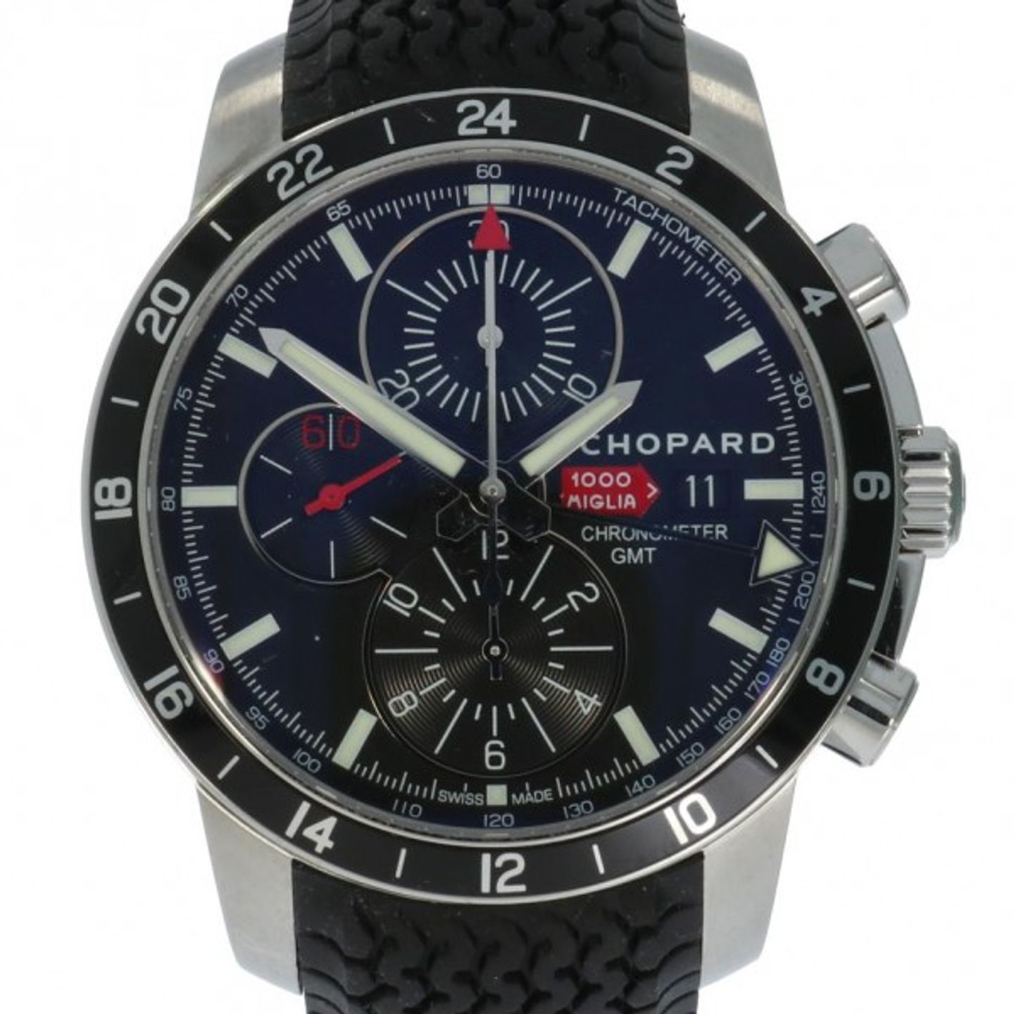 Chopard Mille Miglia 168550-3001 (2012) - Black dial 43 mm Steel case (1/5)