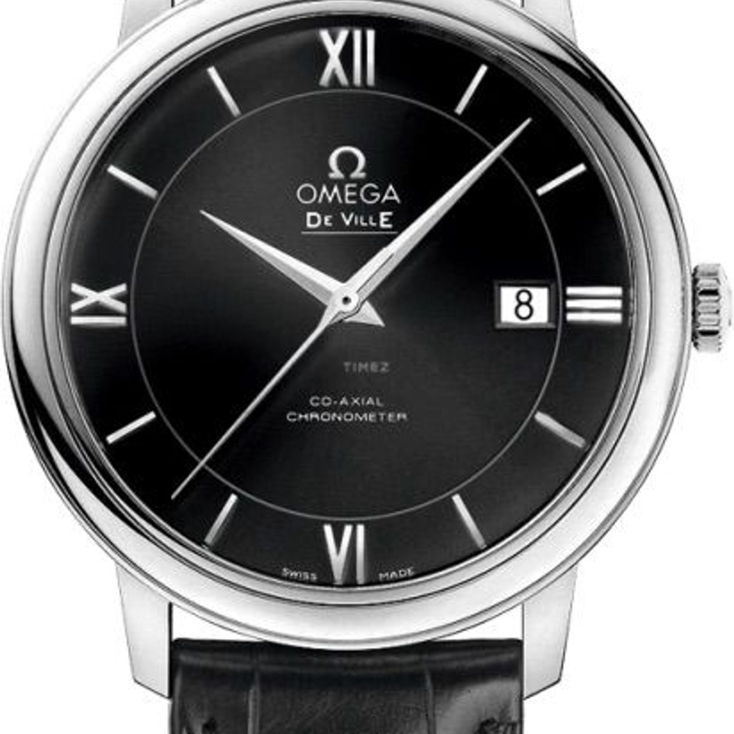 Omega De Ville Prestige 424.13.40.20.01.001 (2024) - Zwart wijzerplaat 39mm Staal (1/1)