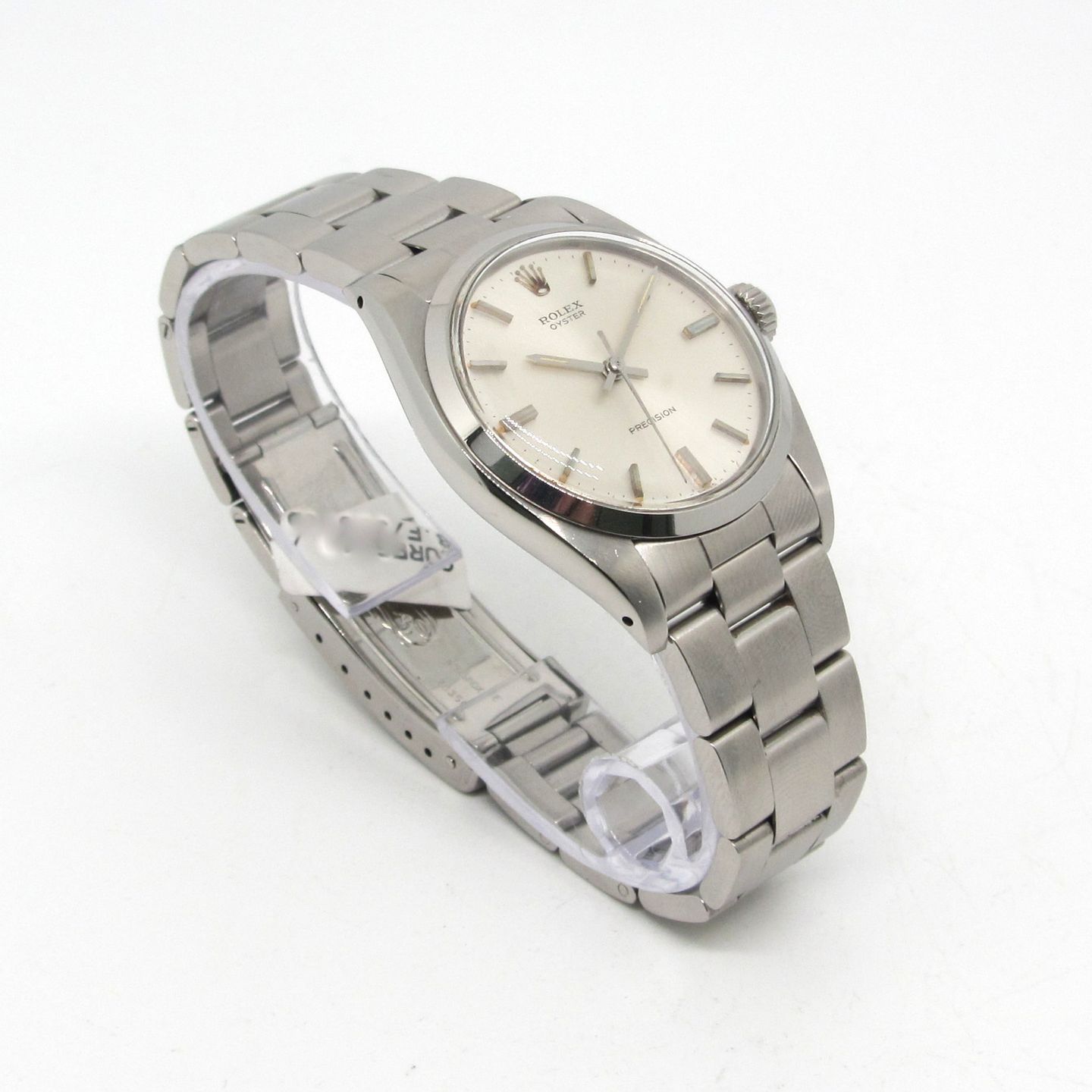 Rolex Oyster Precision 6426 (1976) - Wit wijzerplaat 34mm Staal (4/5)