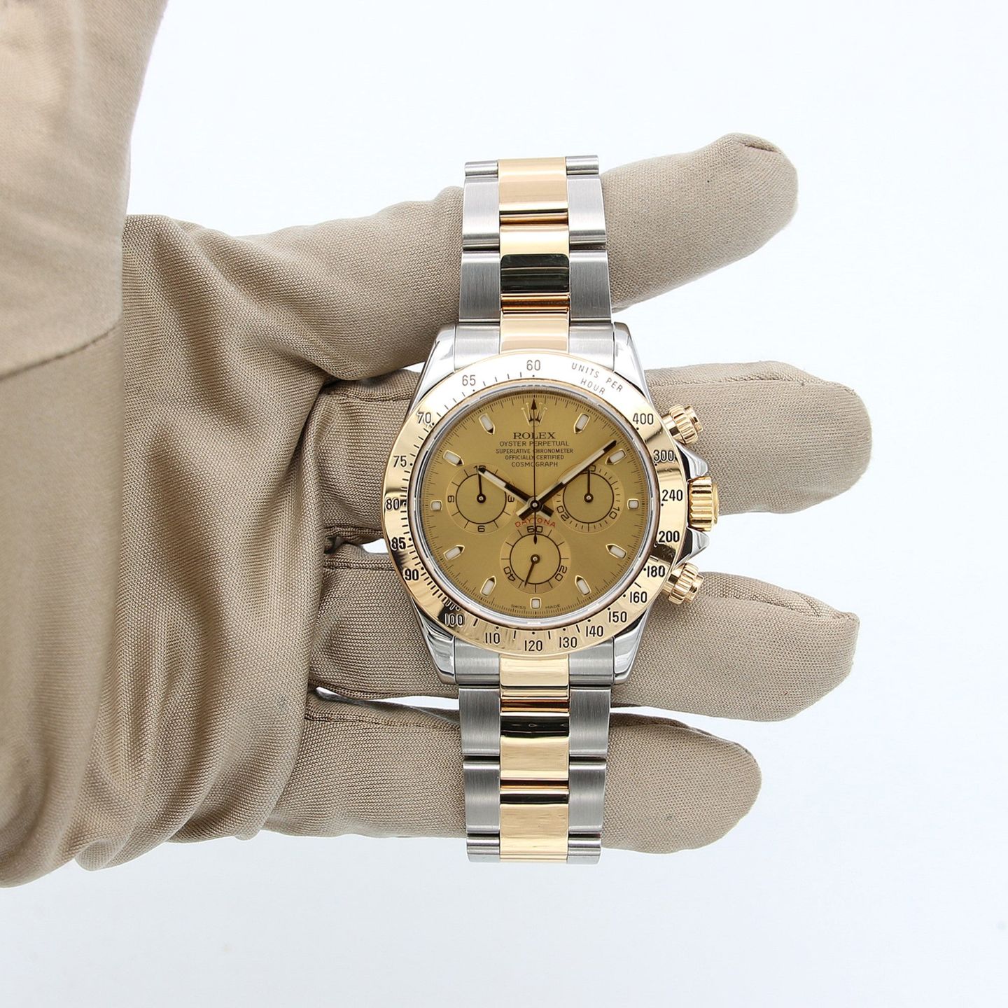 Rolex Daytona 116523 (Unknown (random serial)) - 40 mm Gold/Steel case (4/7)