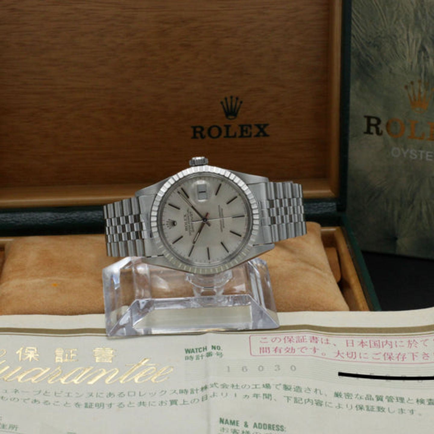 Rolex Datejust 36 16030 (1988) - Silver dial 36 mm Steel case (3/7)